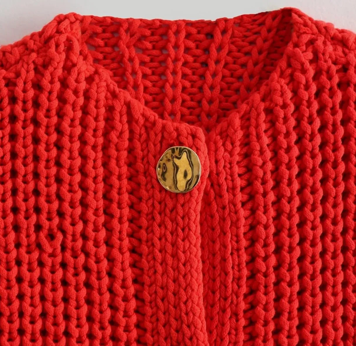 Knit Cardigan Vest