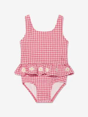 Konges Slojd Girls Soline Swimsuit in Pink