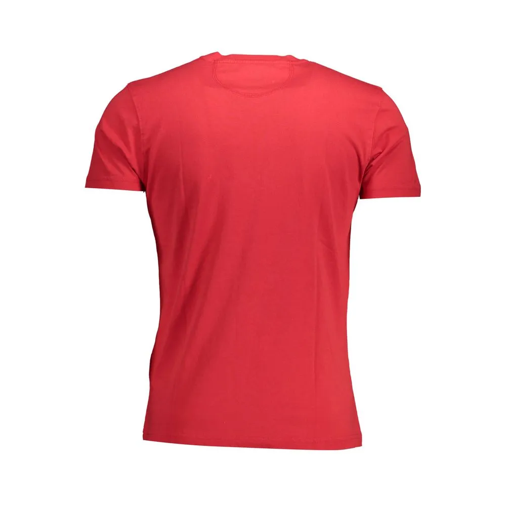 La Martina Red Cotton Men T-Shirt