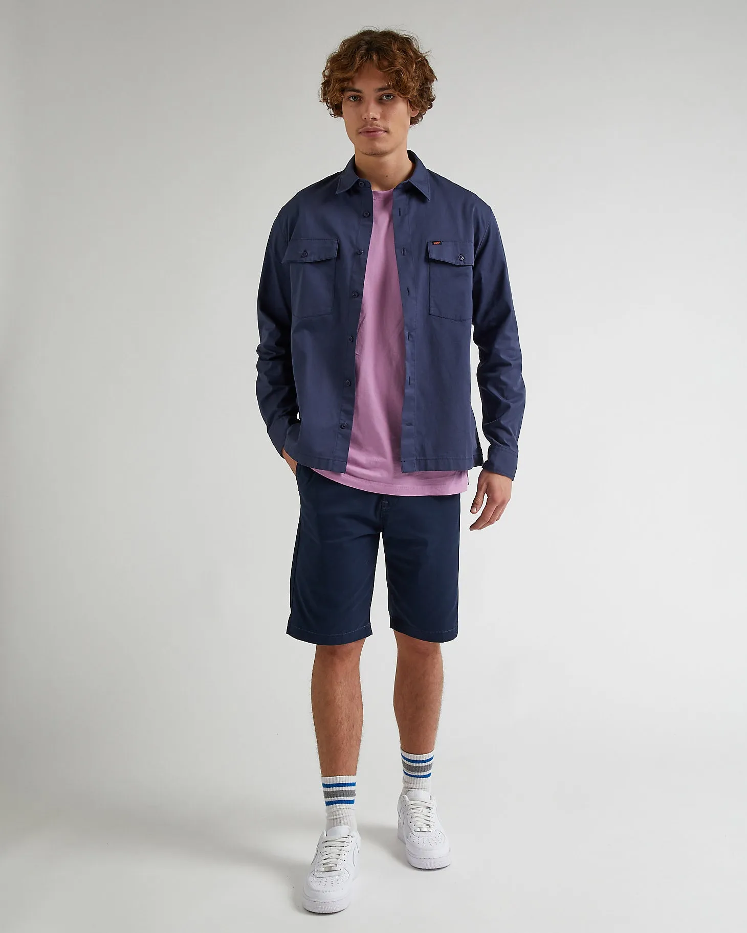 Lee Regular Chino Shorts - Deep Navy