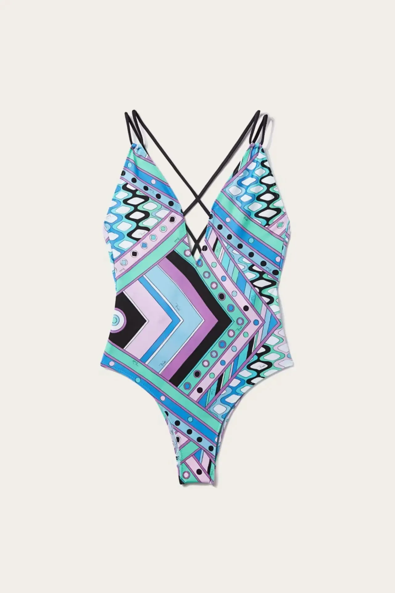 Leopard Luxe Halter Swimwear