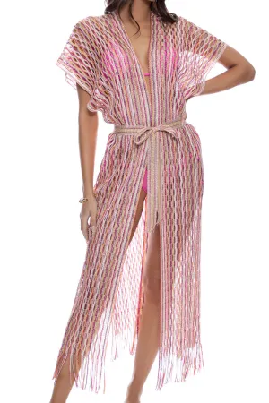 Luli Fama Sunrise Feels Long Caftan