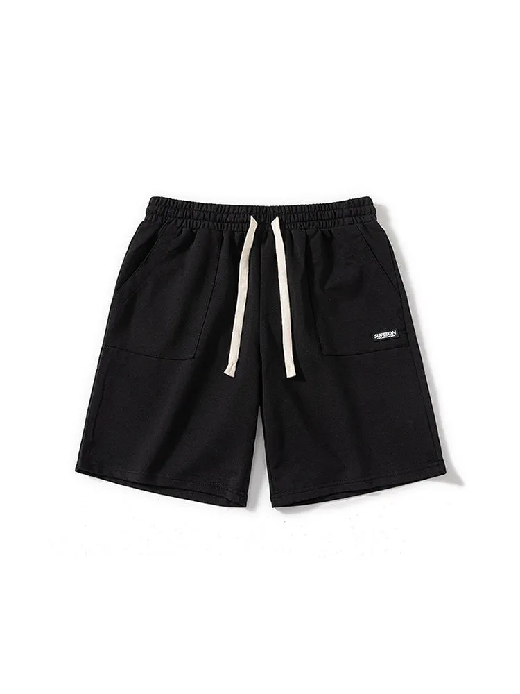 Men'S Solid Cropped Shorts
