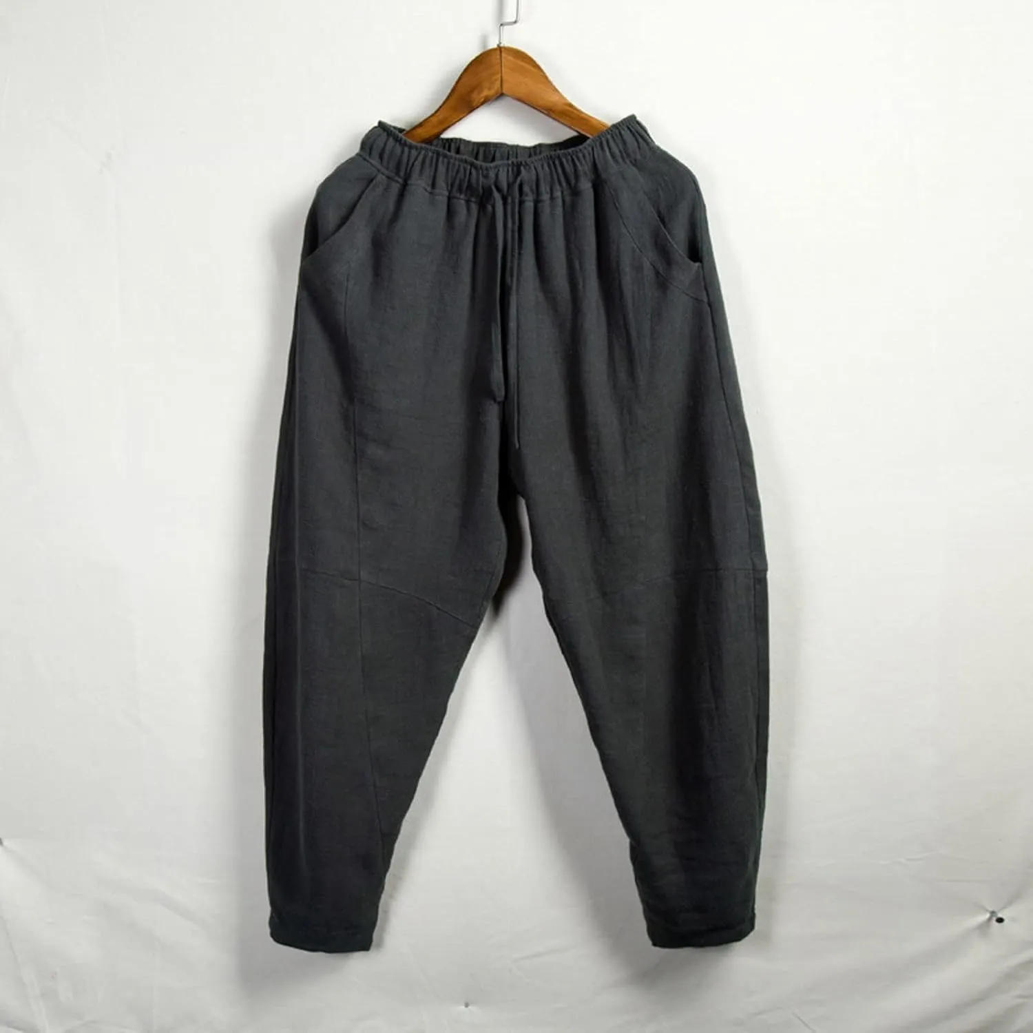 Mens Sweatpants with Pockets Big and Tall Comfortable Loose Fleece Joggers Mens Cargo Pants Casual Drawstring Joggers