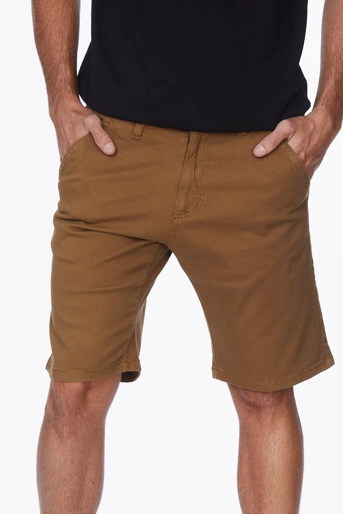 Men's Twill Summer Stretch 4 Pocket Chino Shorts