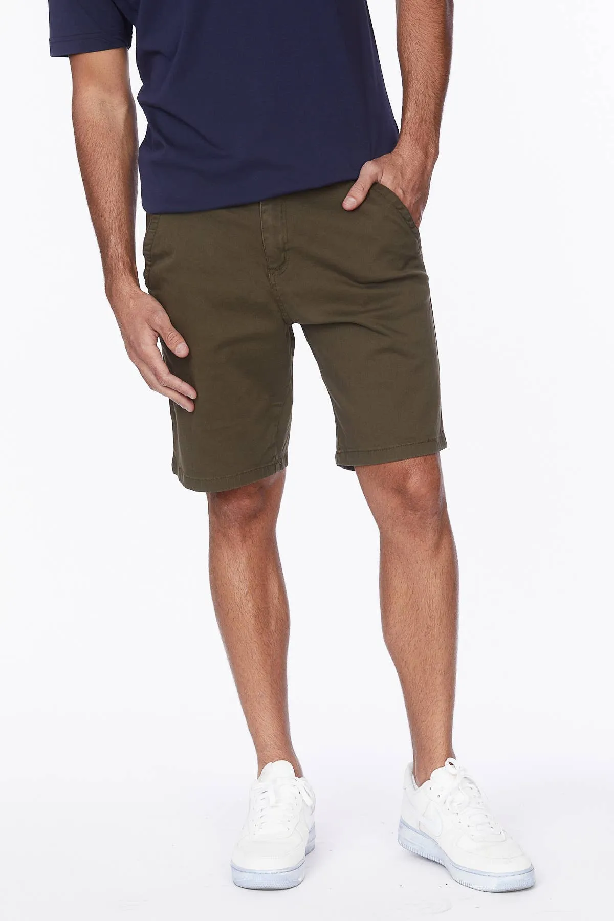 Men's Twill Summer Stretch 4 Pocket Chino Shorts