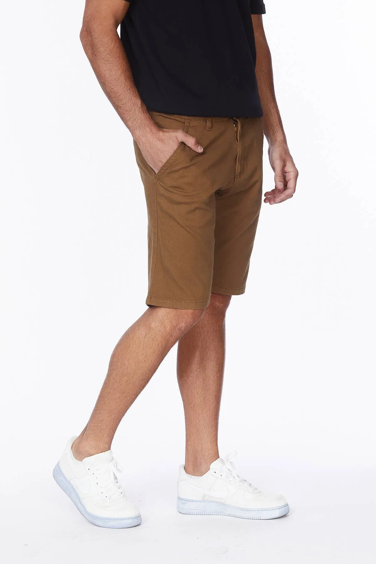 Men's Twill Summer Stretch 4 Pocket Chino Shorts