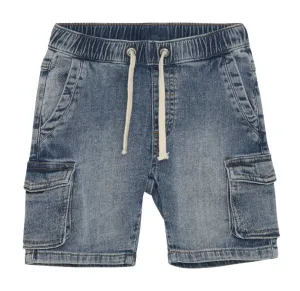 Minymo Boys Jean Shorts With Drawstring