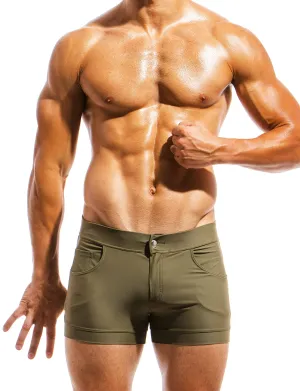 Modus Vivendi Classic 5 Pocket Swim Shorts Khaki