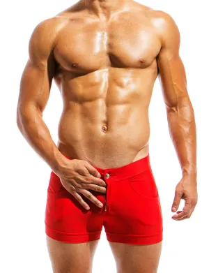 Modus Vivendi Classic 5 Pocket Swim Shorts Red