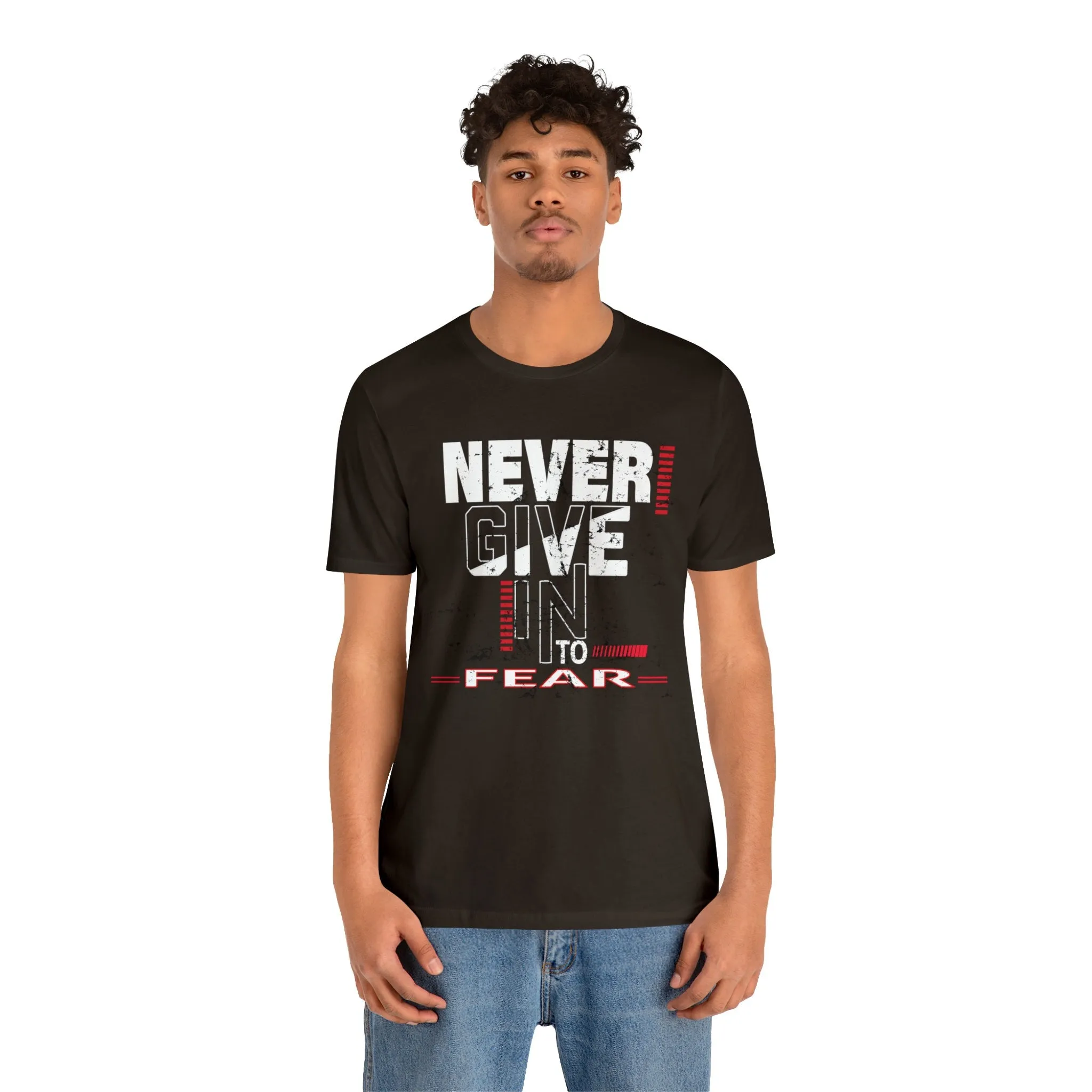 Never Give In | Inspirational t shirts | Motivational Positive Vibes shirt | Trendy Loose fit tees friends