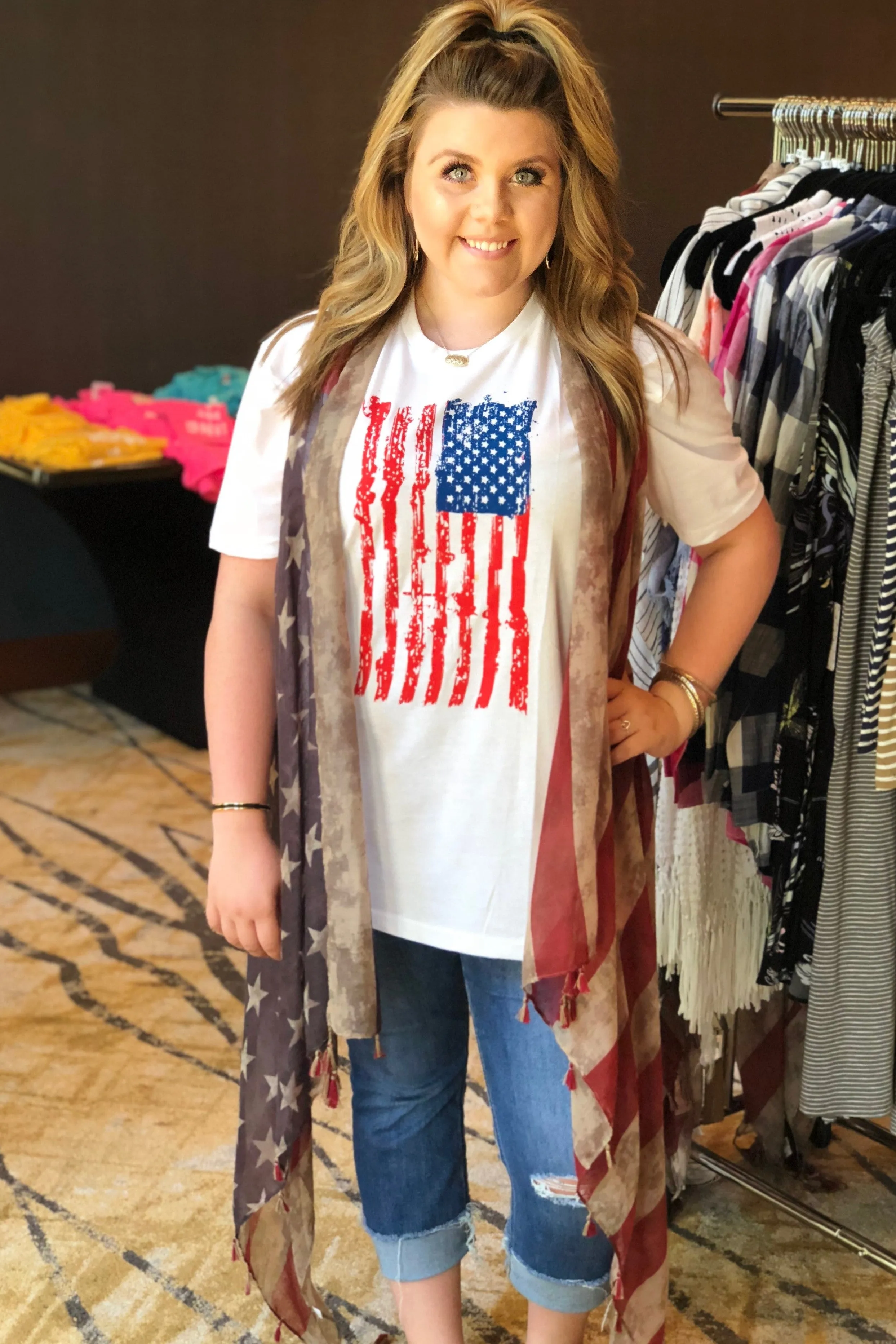 Next Level Apparel - AMERICAN FLAG