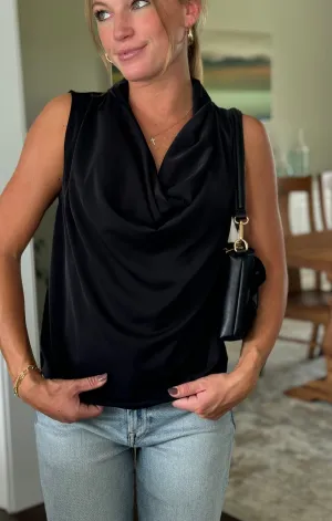 Olivia Cowl Neck Top
