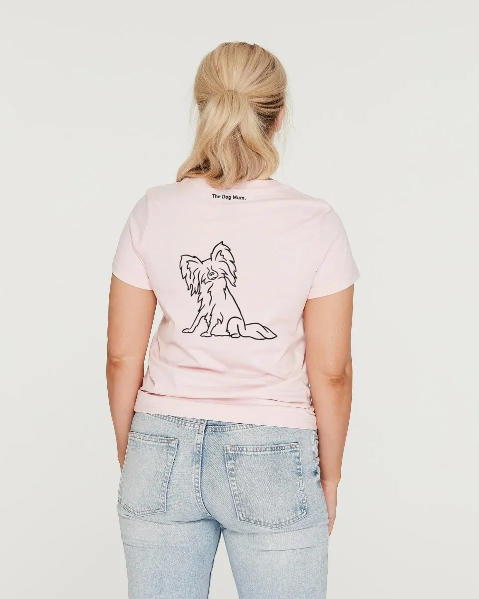 Papillon Mum Illustration: Classic T-Shirt