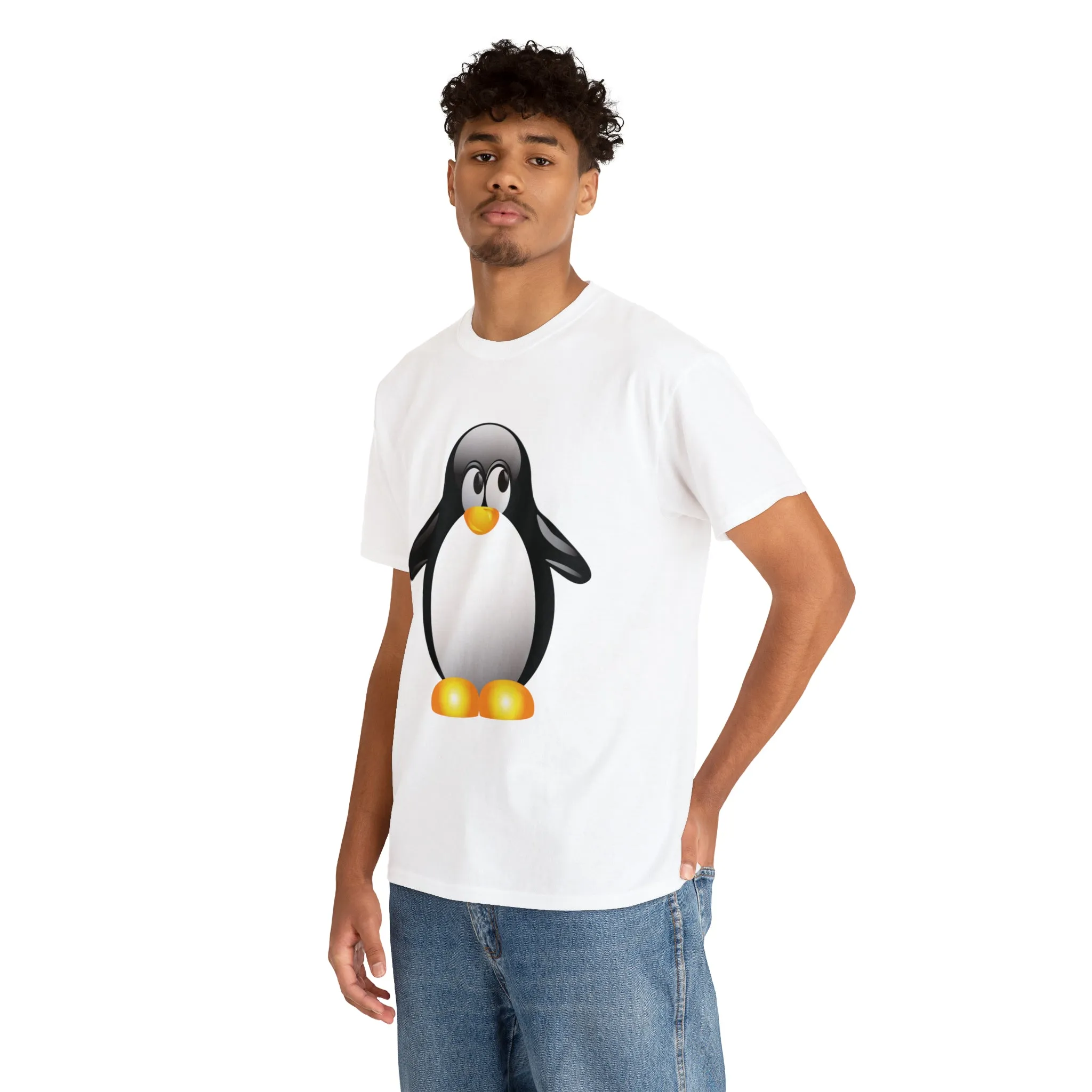 Penguin in a super comfortable cotton tee