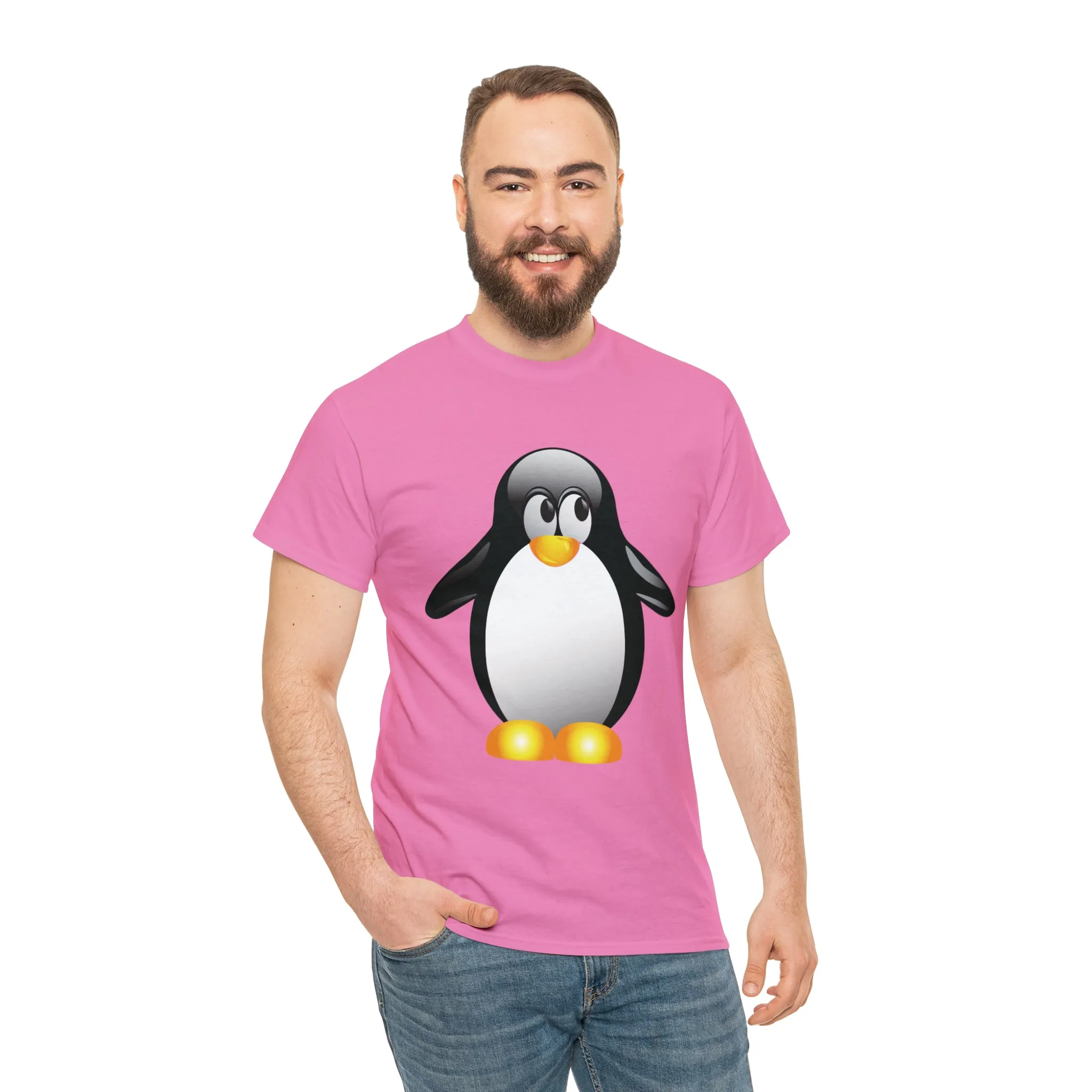 Penguin in a super comfortable cotton tee