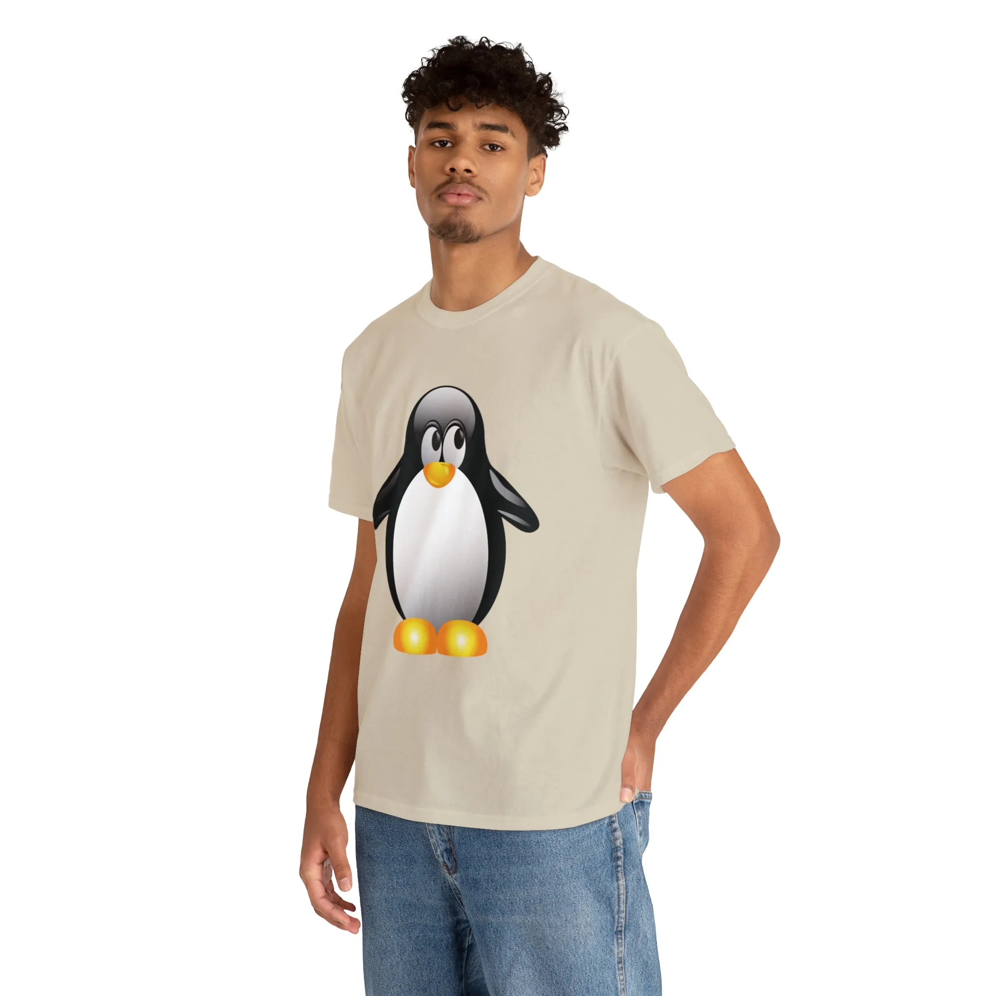Penguin in a super comfortable cotton tee