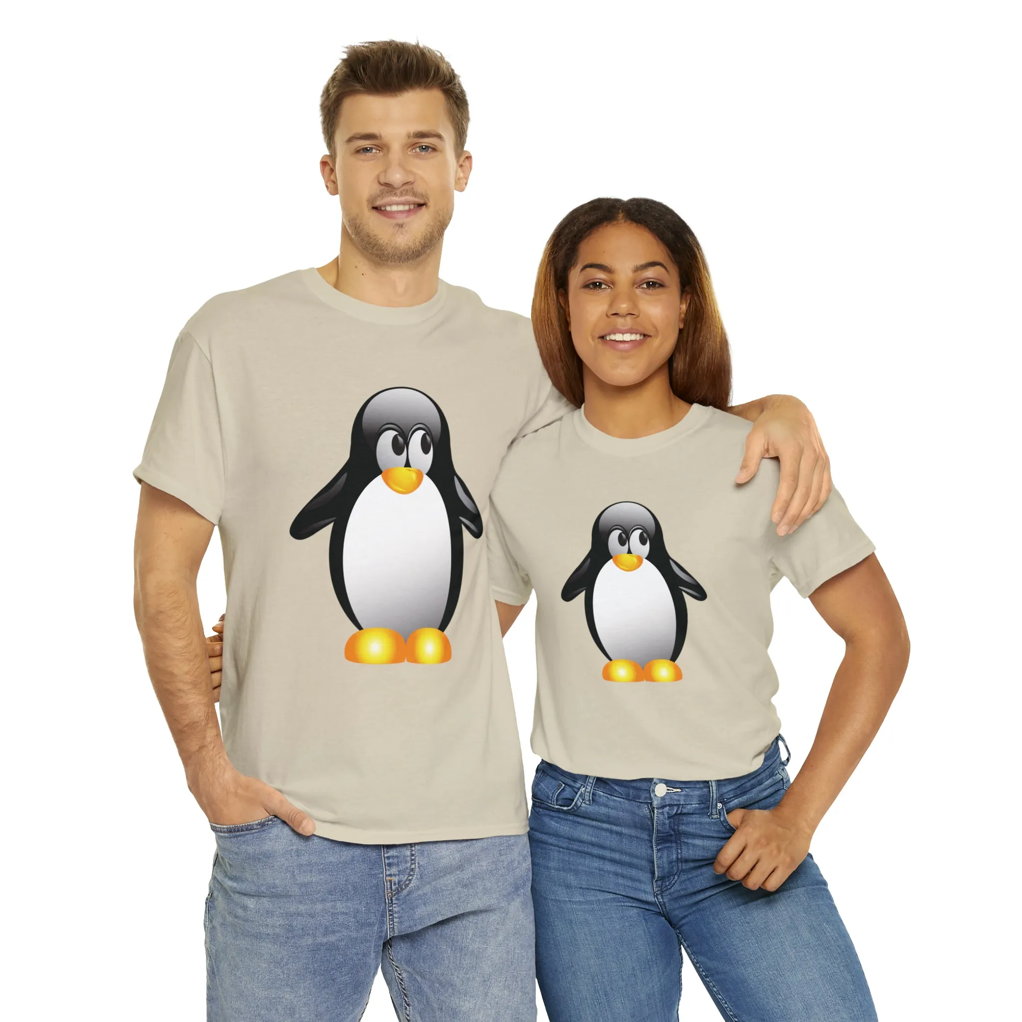 Penguin in a super comfortable cotton tee