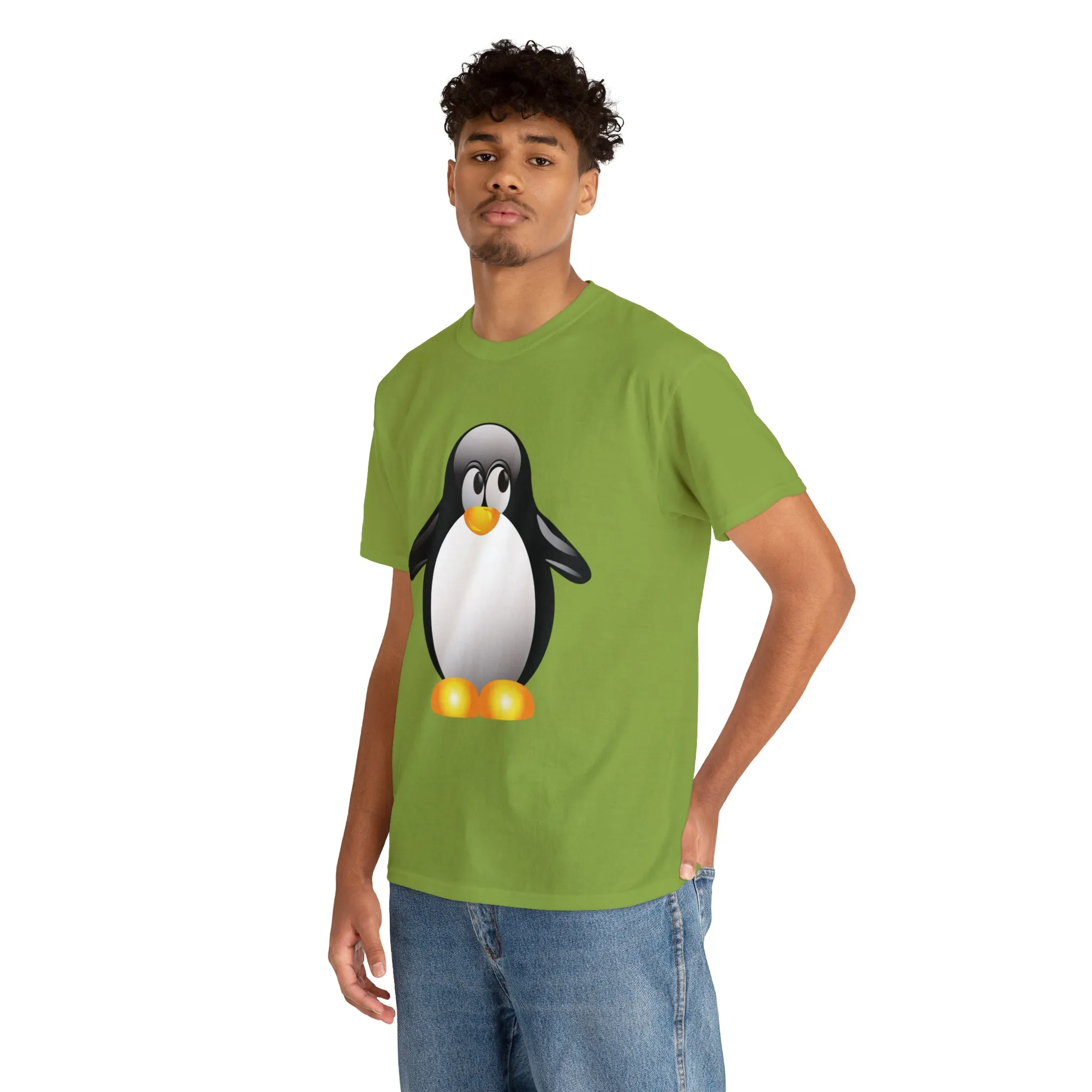 Penguin in a super comfortable cotton tee