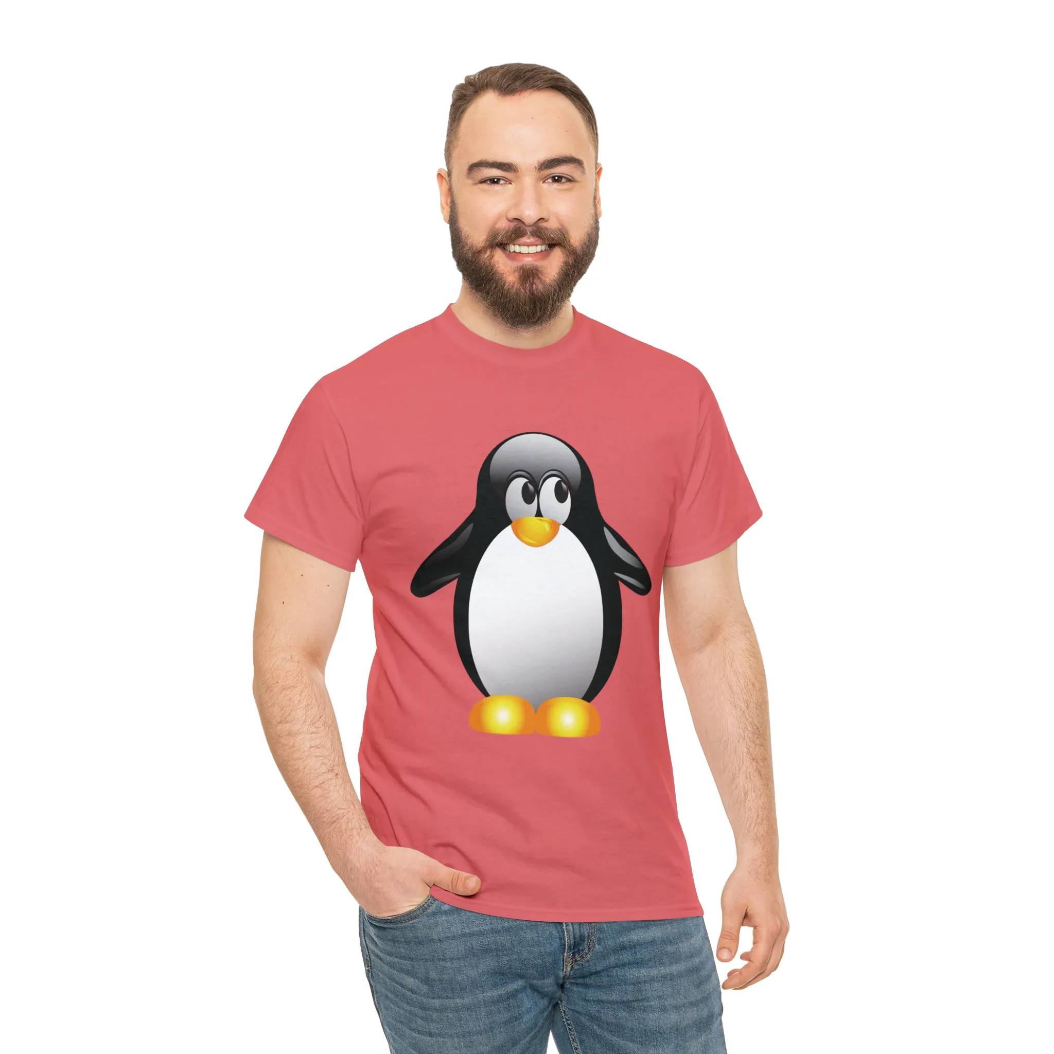 Penguin in a super comfortable cotton tee