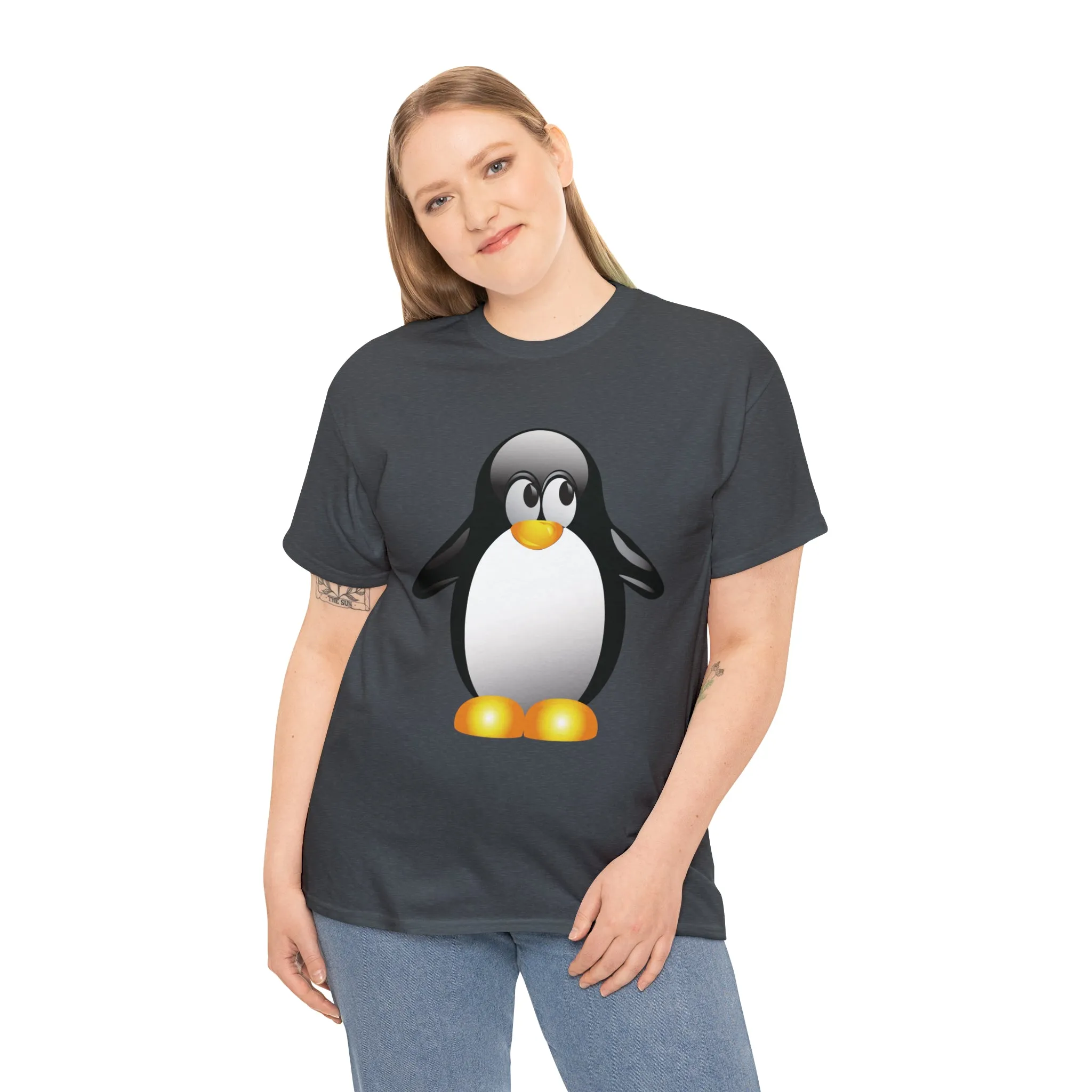 Penguin in a super comfortable cotton tee