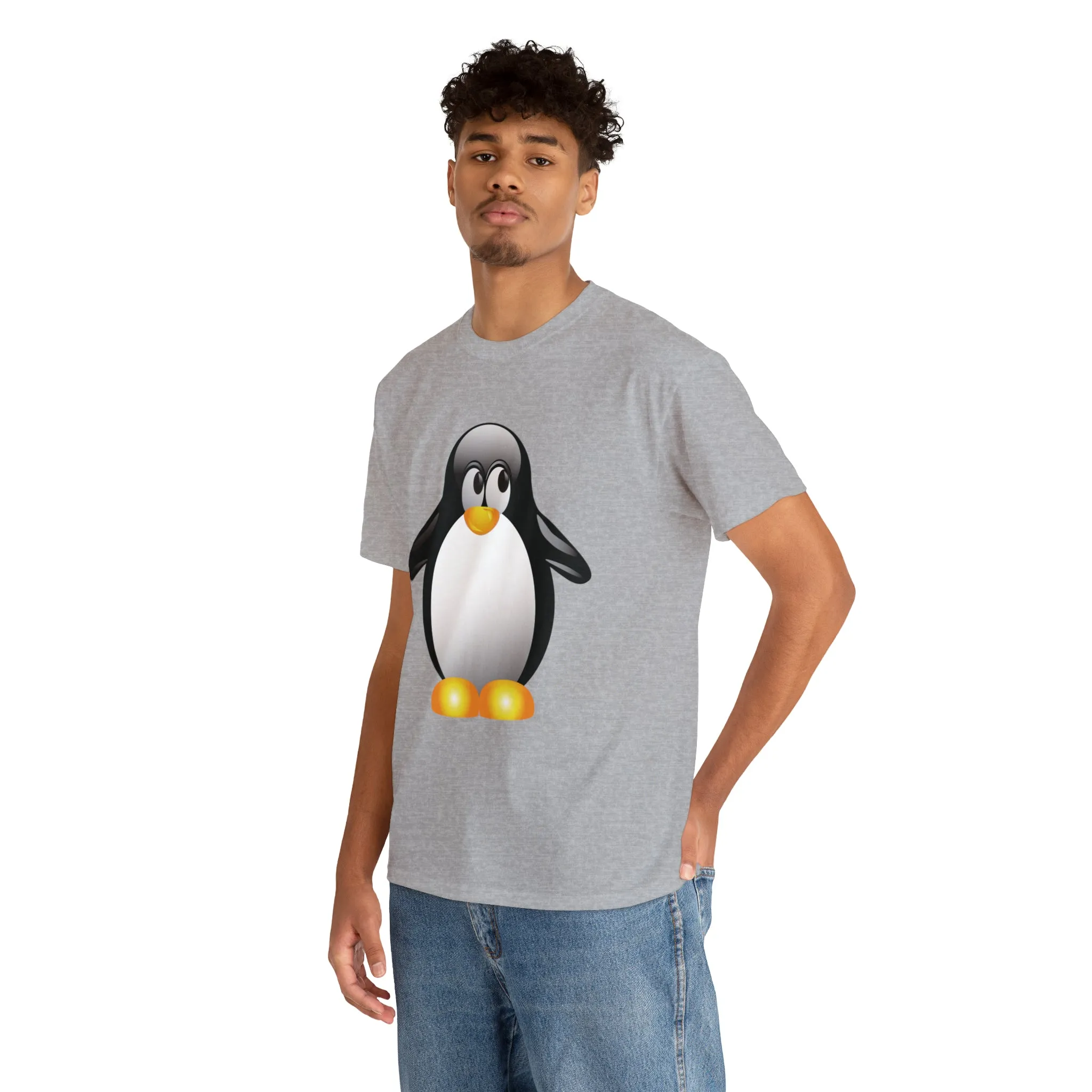 Penguin in a super comfortable cotton tee