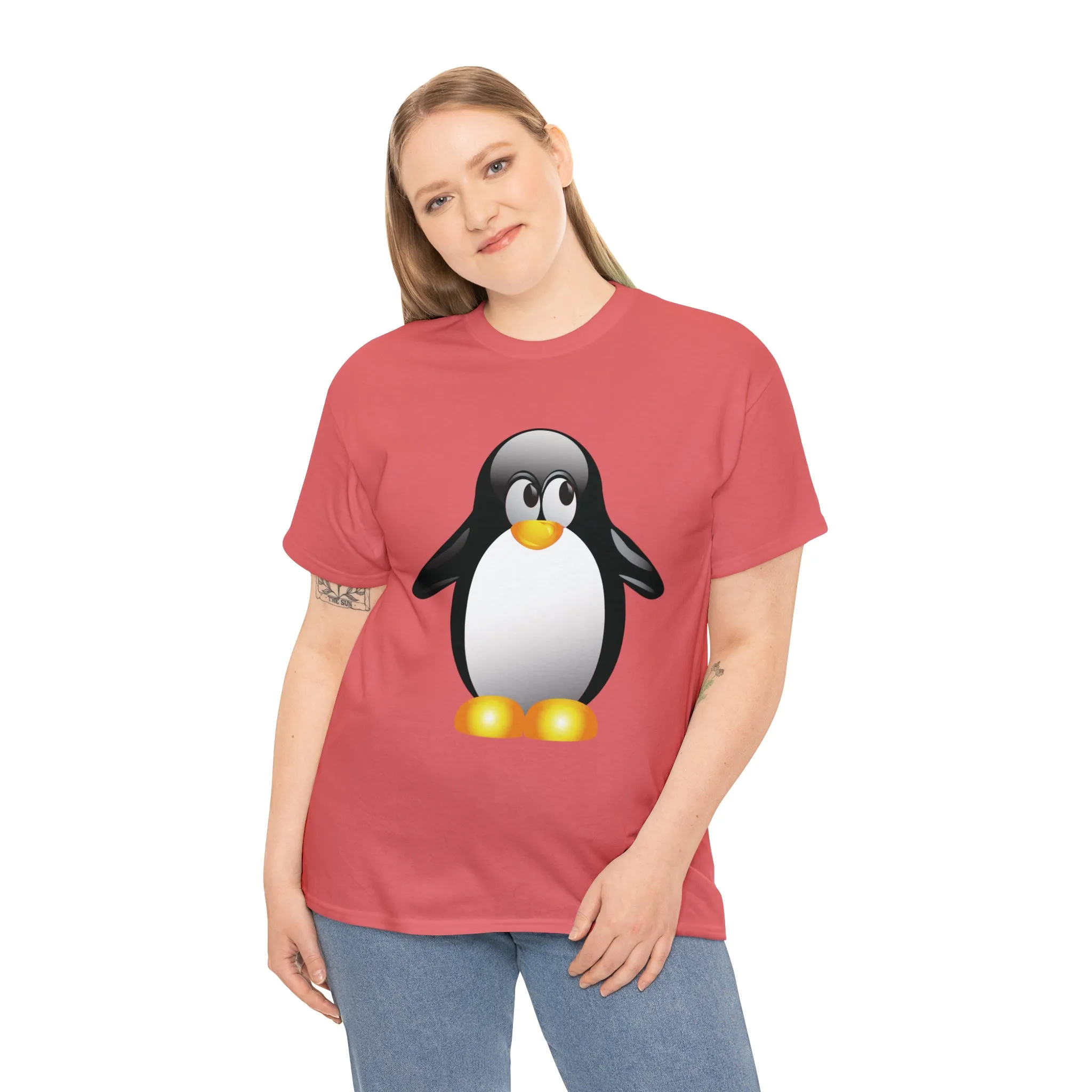 Penguin in a super comfortable cotton tee
