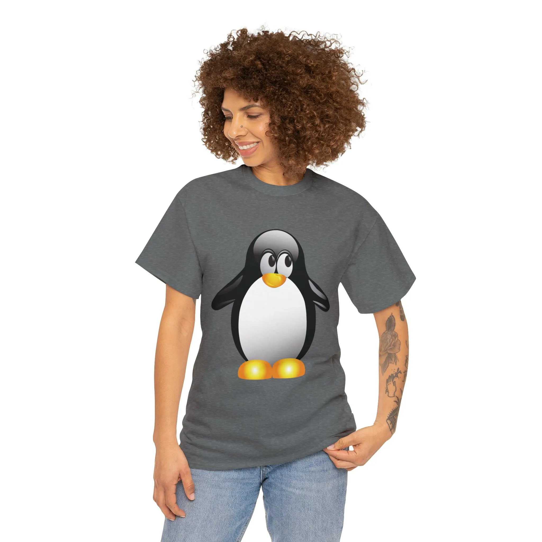 Penguin in a super comfortable cotton tee