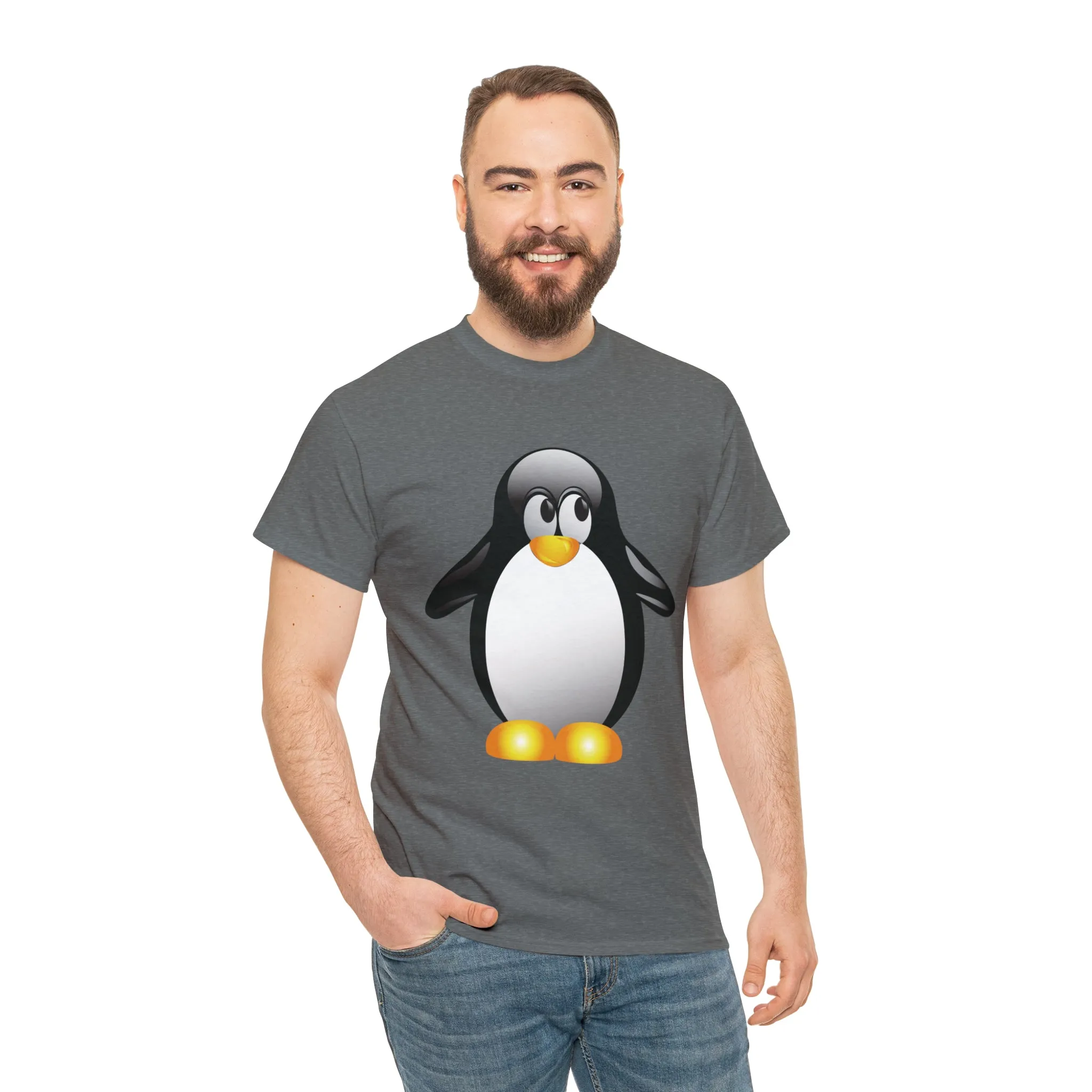 Penguin in a super comfortable cotton tee