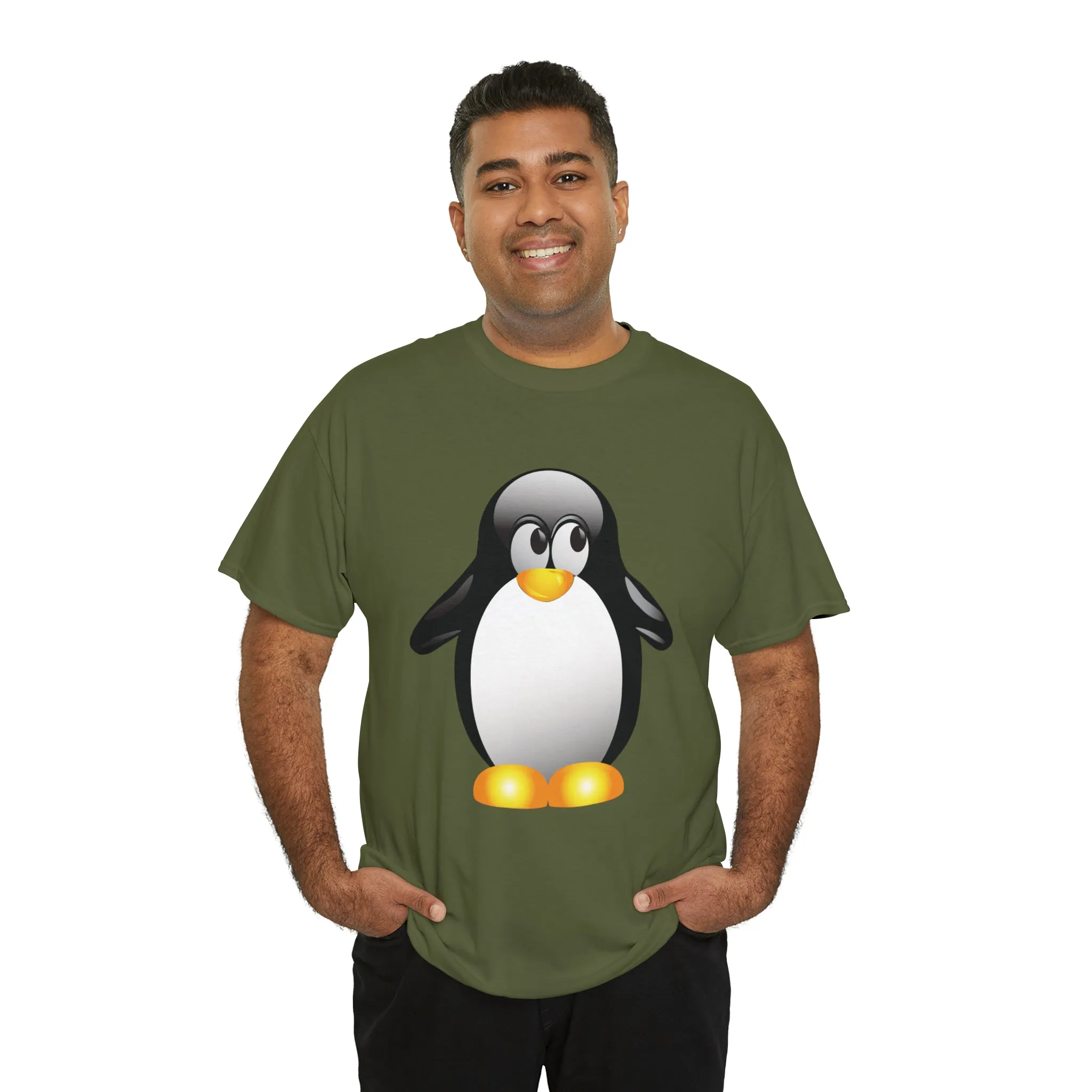 Penguin in a super comfortable cotton tee