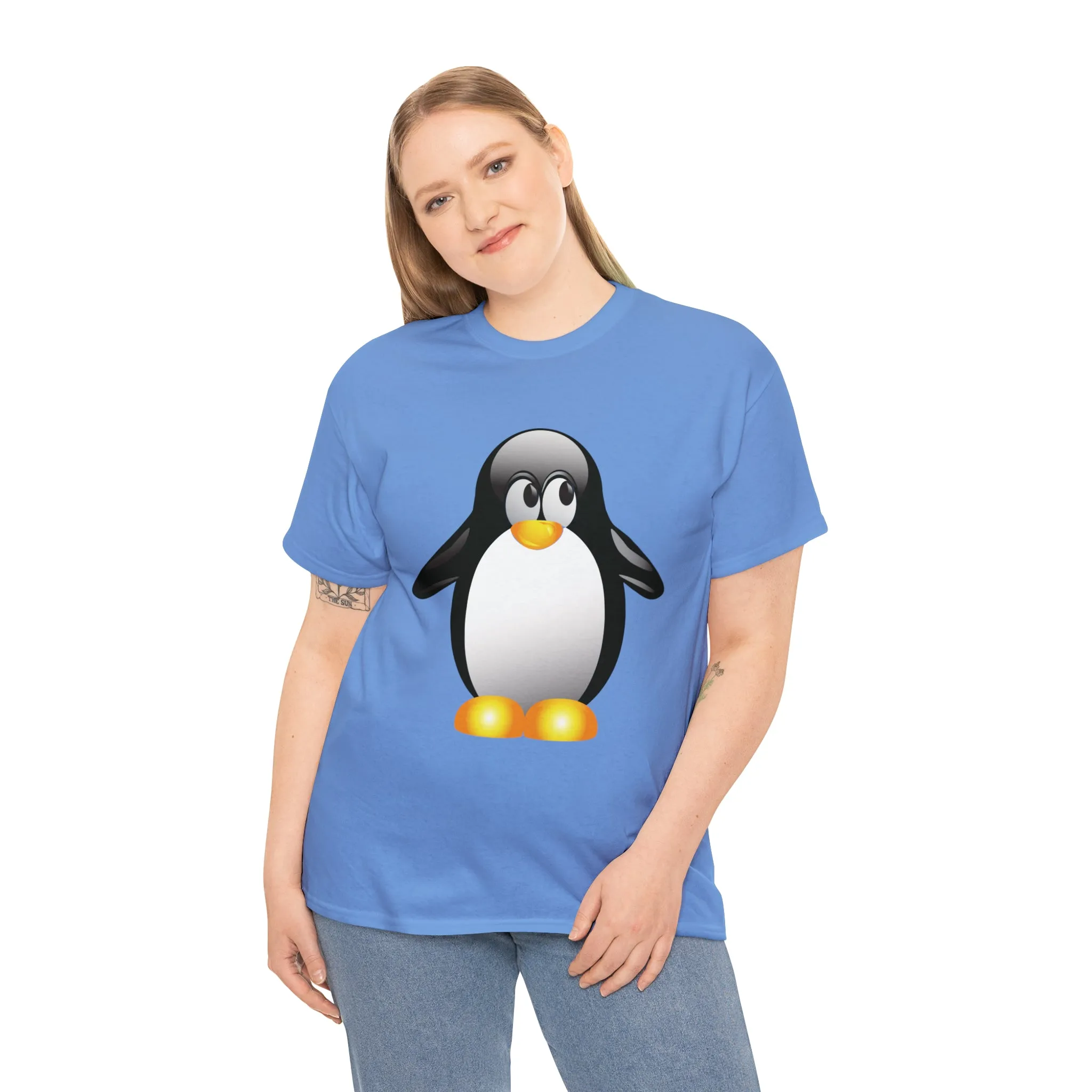 Penguin in a super comfortable cotton tee