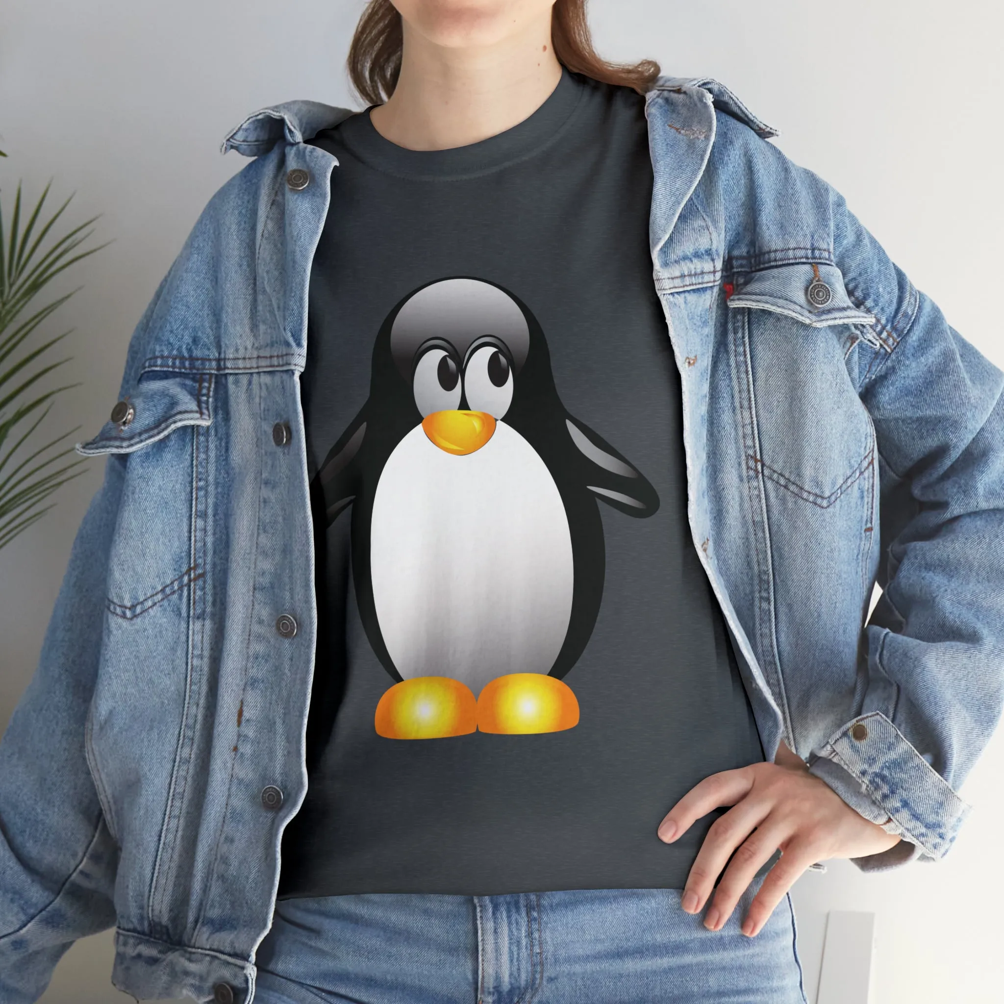 Penguin in a super comfortable cotton tee
