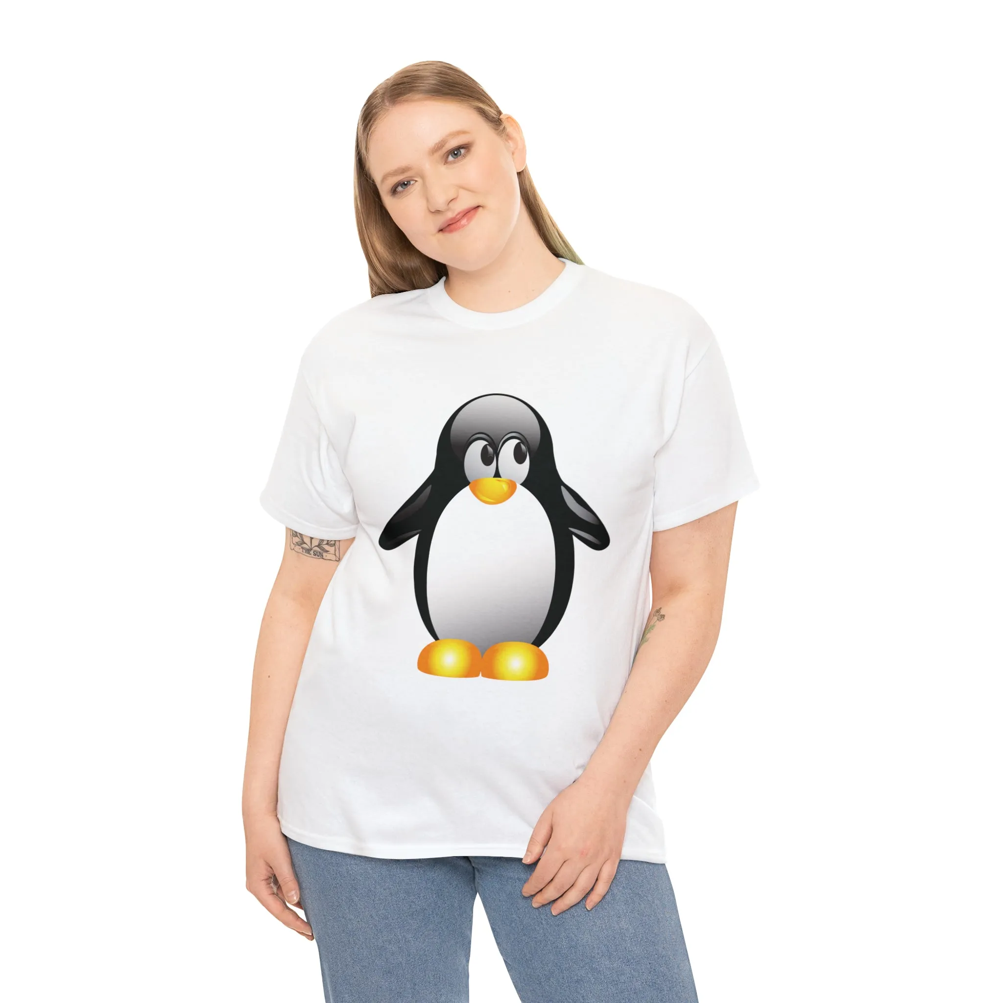 Penguin in a super comfortable cotton tee