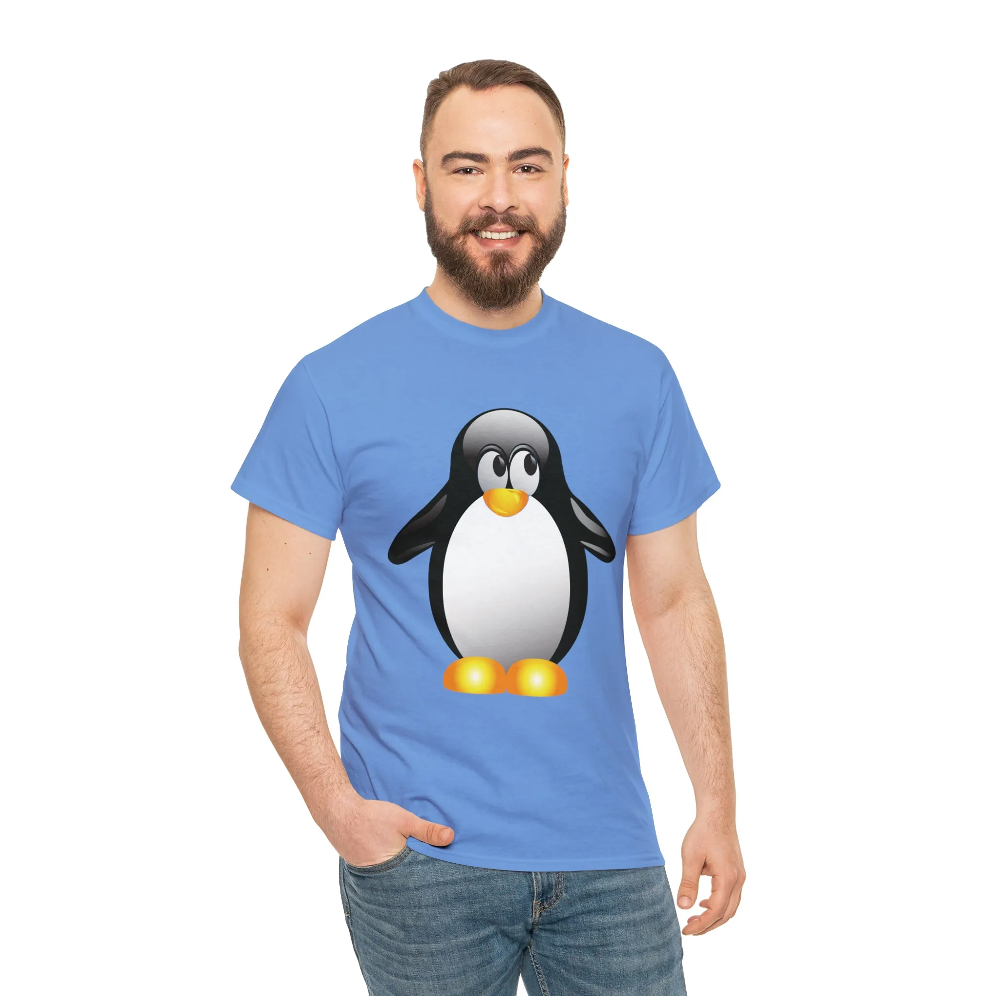 Penguin in a super comfortable cotton tee