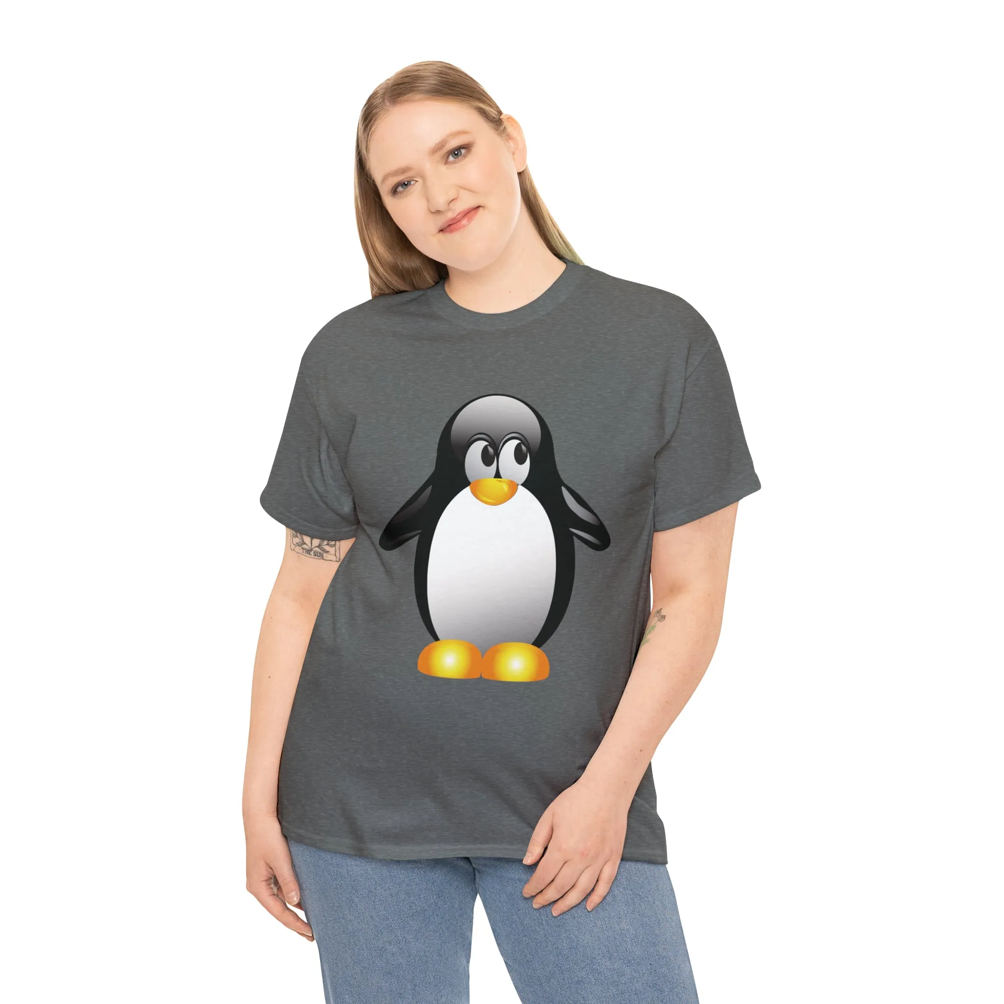 Penguin in a super comfortable cotton tee