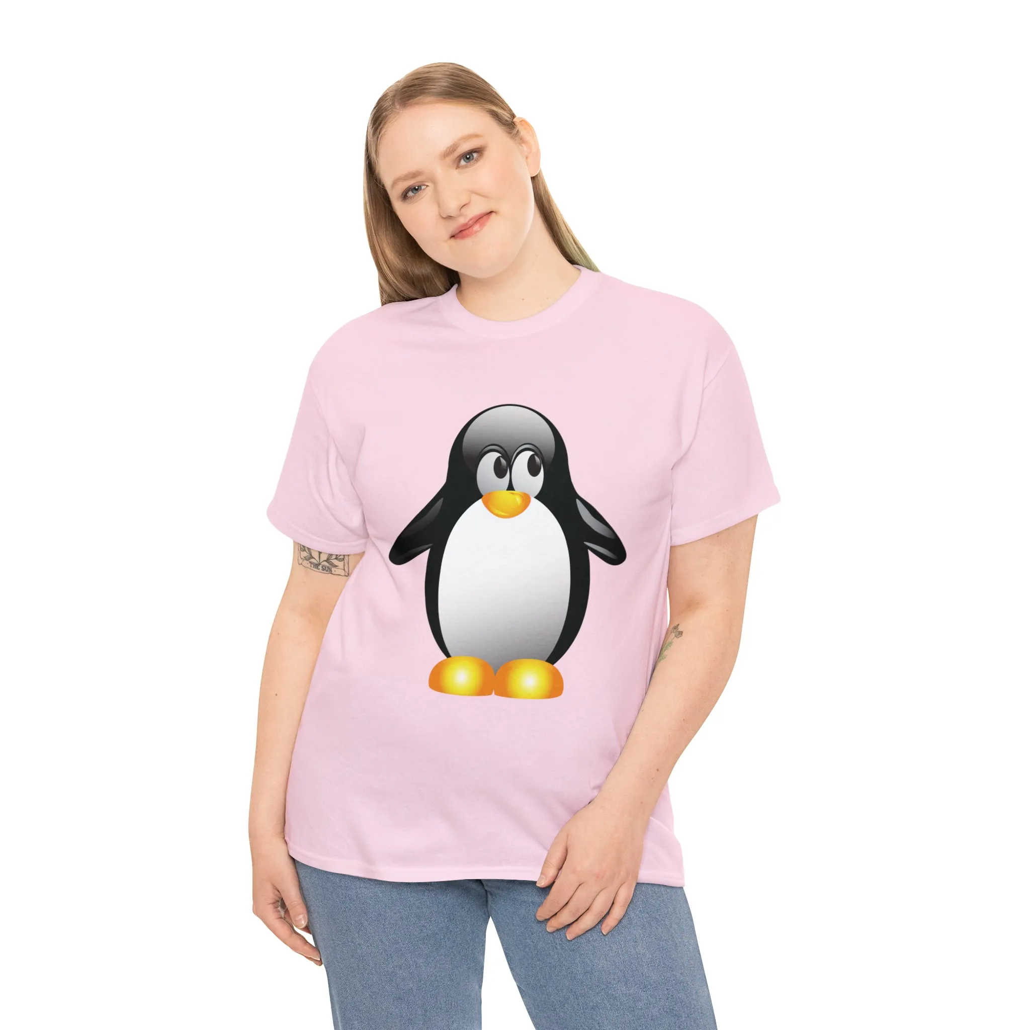 Penguin in a super comfortable cotton tee
