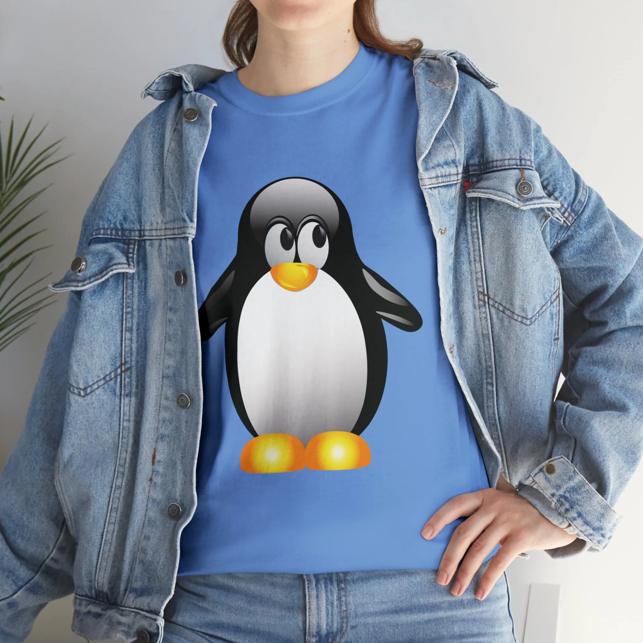 Penguin in a super comfortable cotton tee