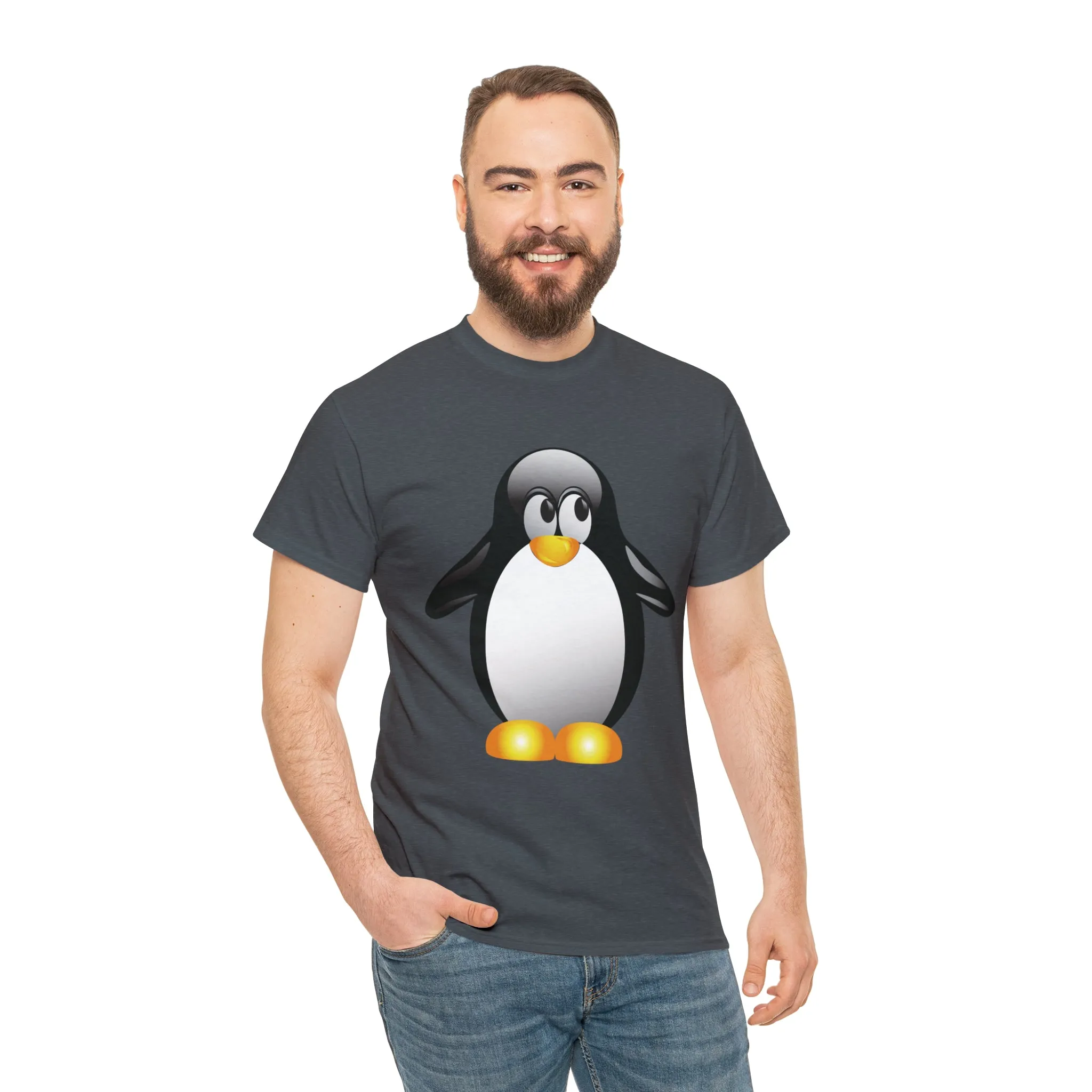 Penguin in a super comfortable cotton tee