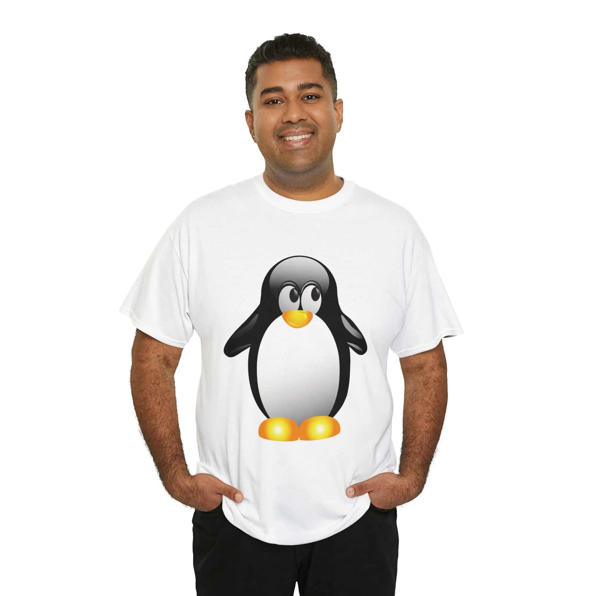 Penguin in a super comfortable cotton tee