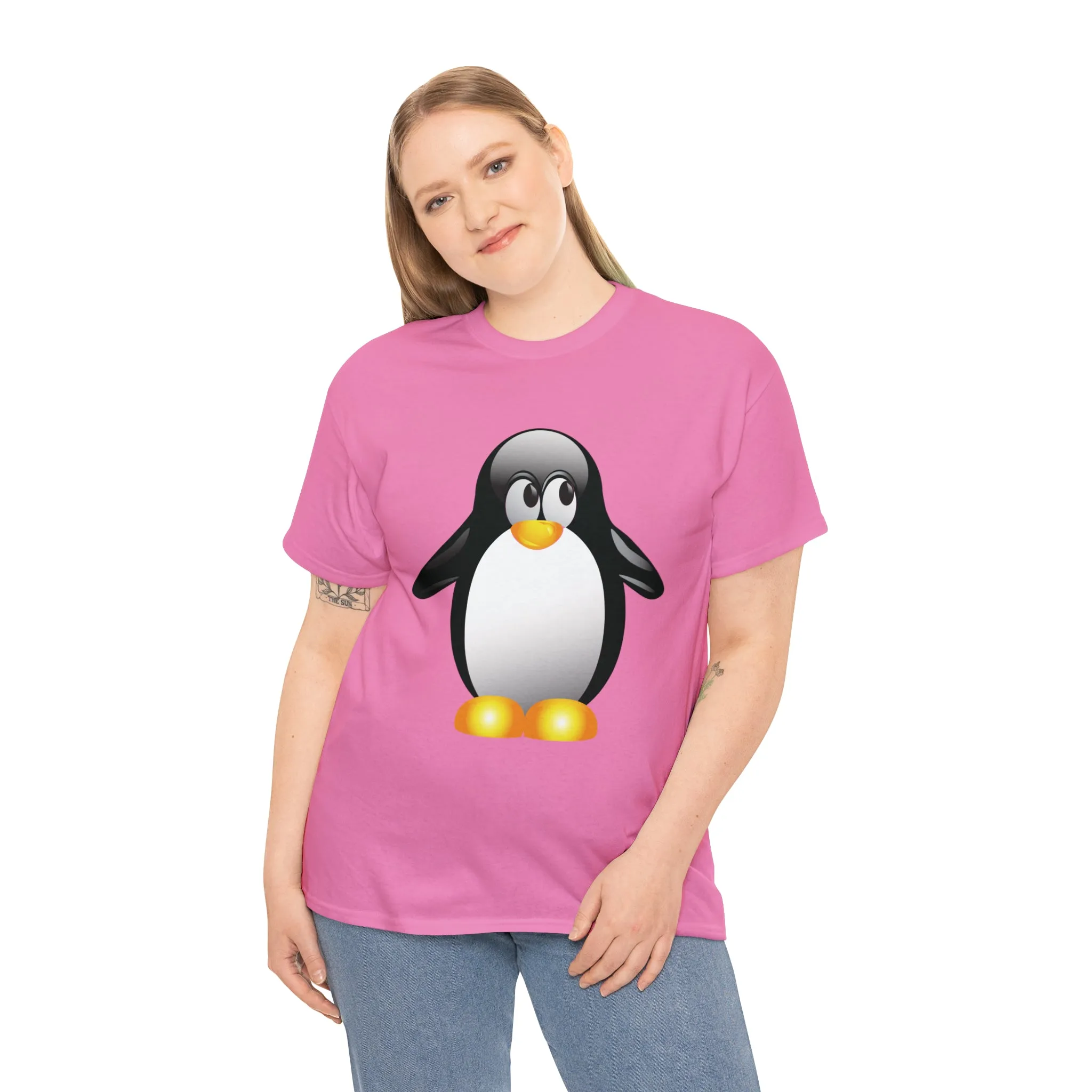 Penguin in a super comfortable cotton tee