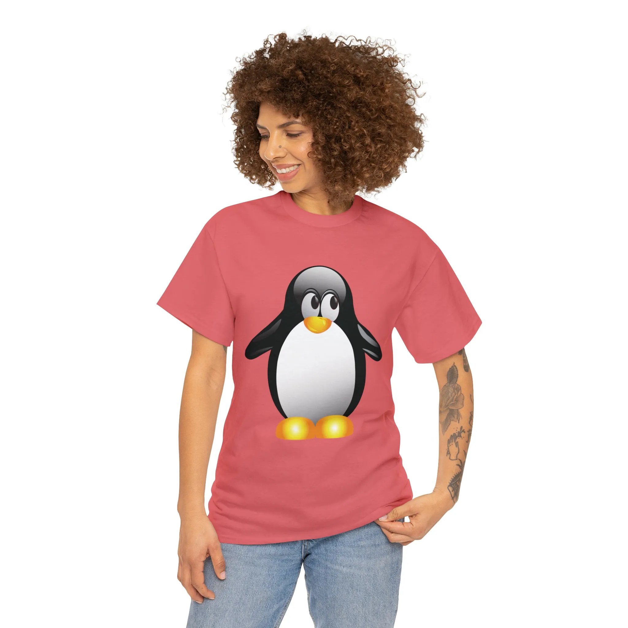 Penguin in a super comfortable cotton tee