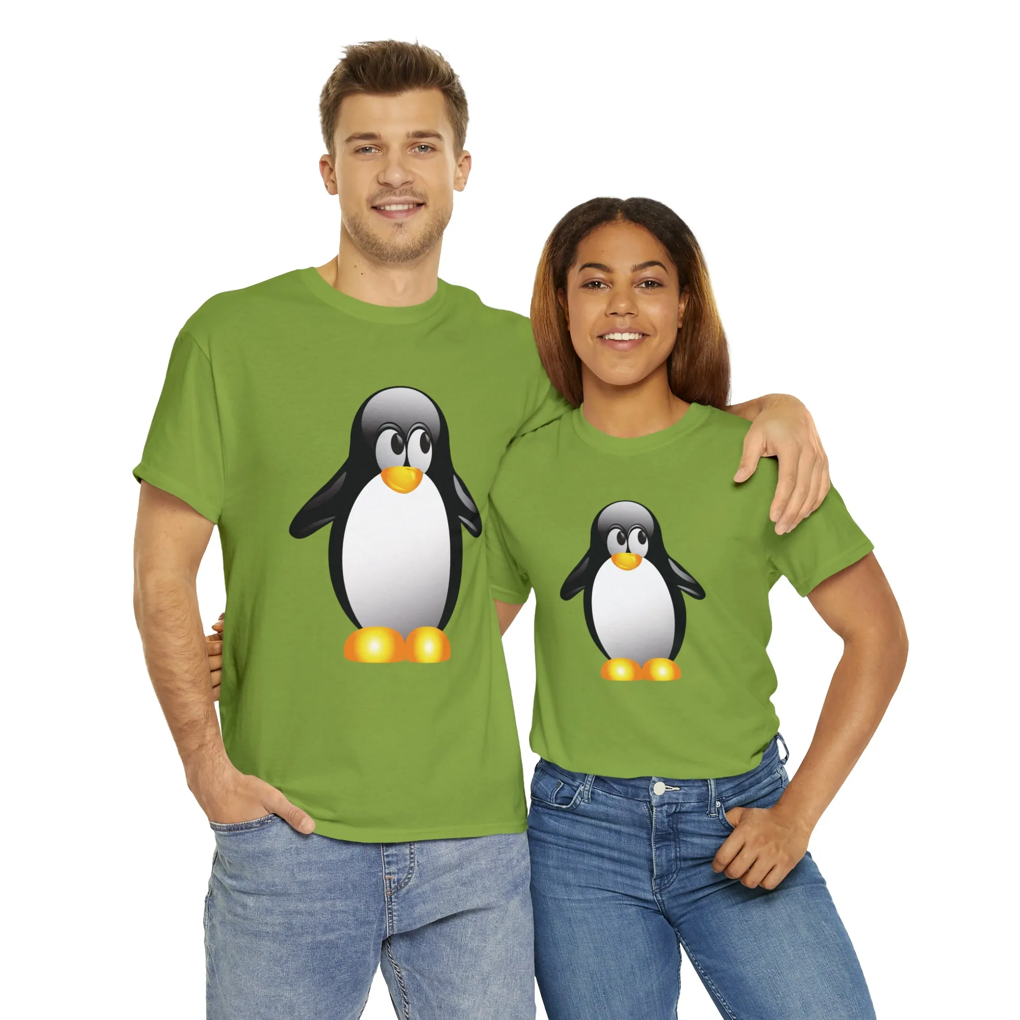 Penguin in a super comfortable cotton tee