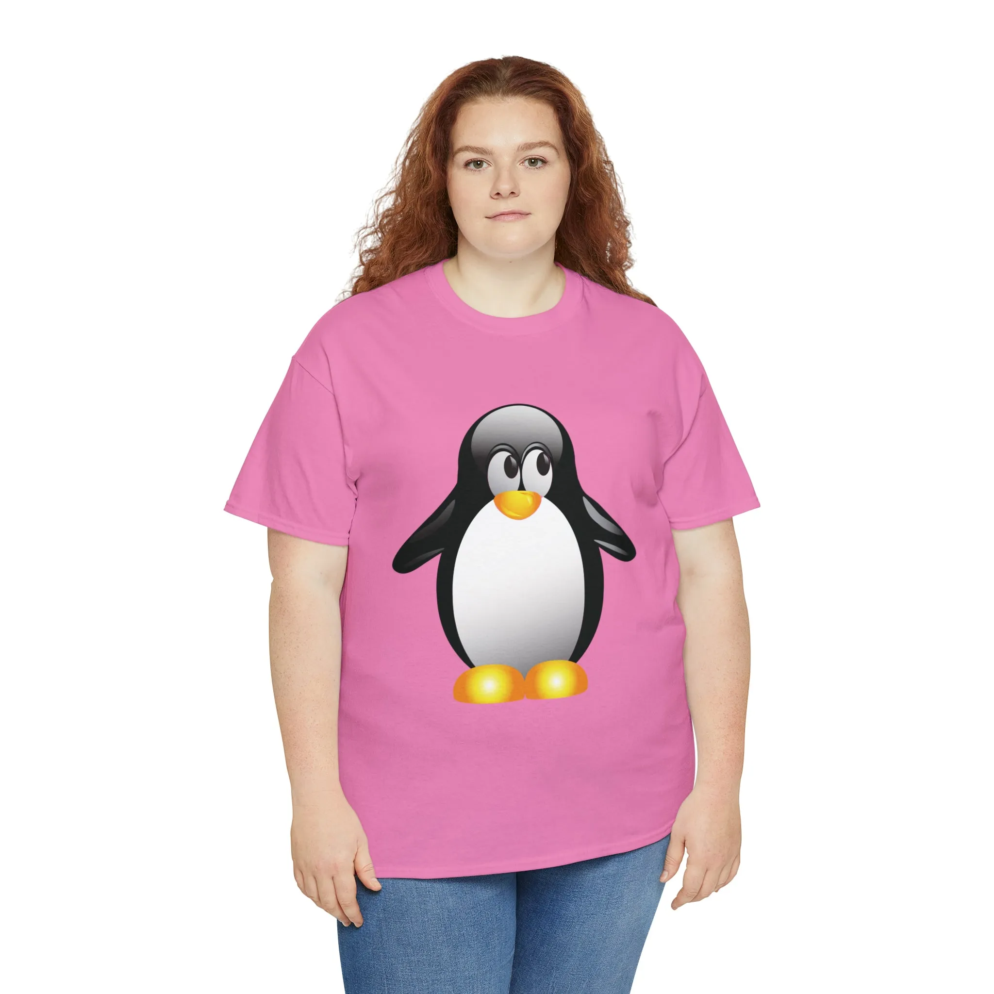 Penguin in a super comfortable cotton tee