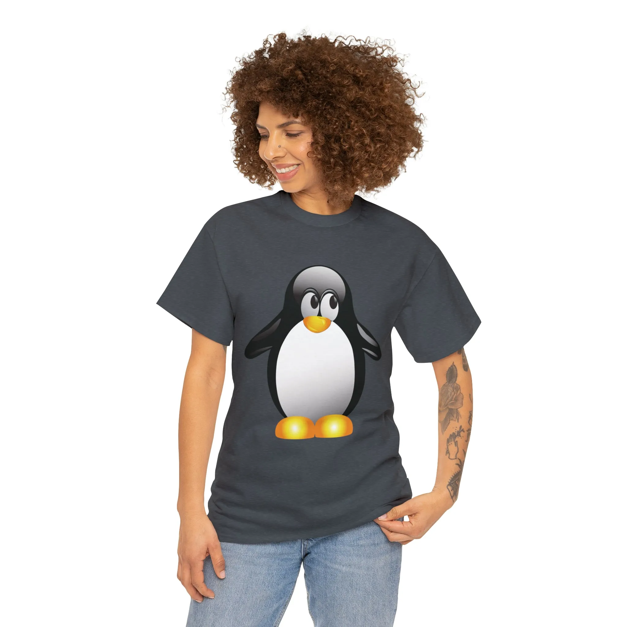 Penguin in a super comfortable cotton tee