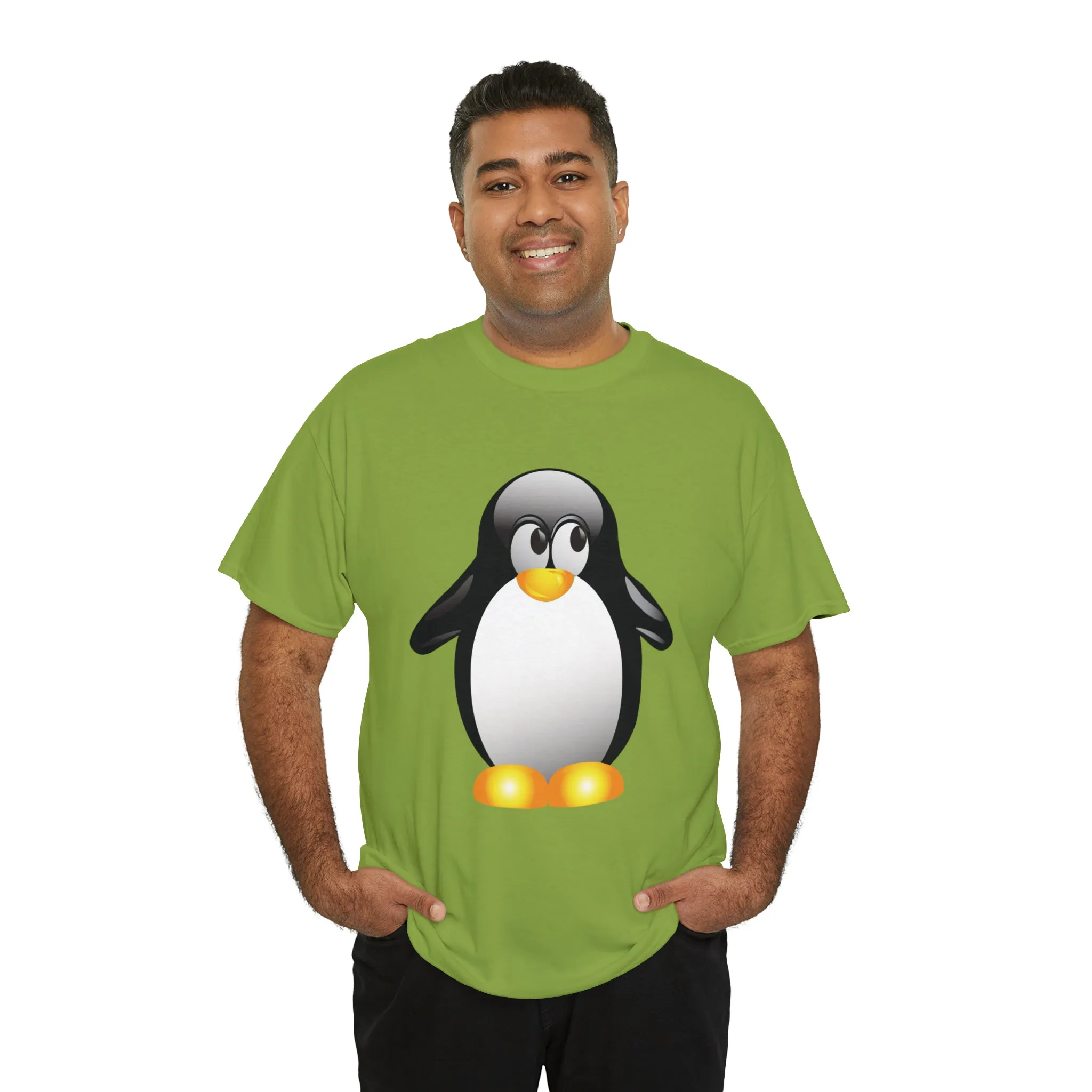Penguin in a super comfortable cotton tee