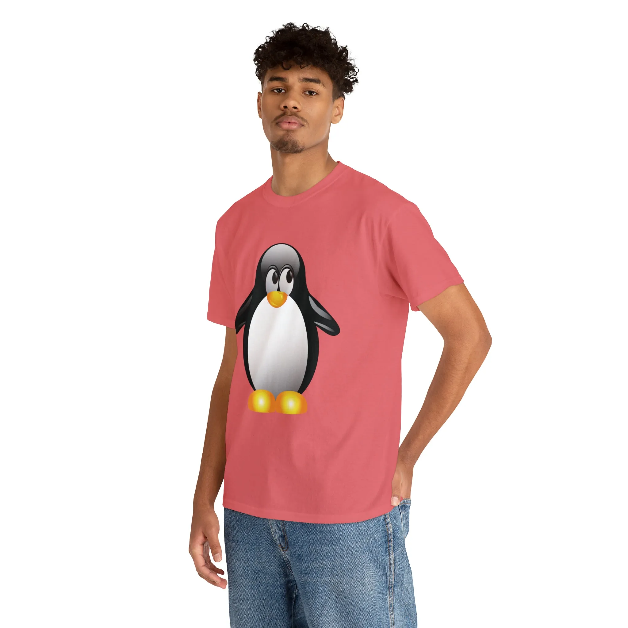 Penguin in a super comfortable cotton tee
