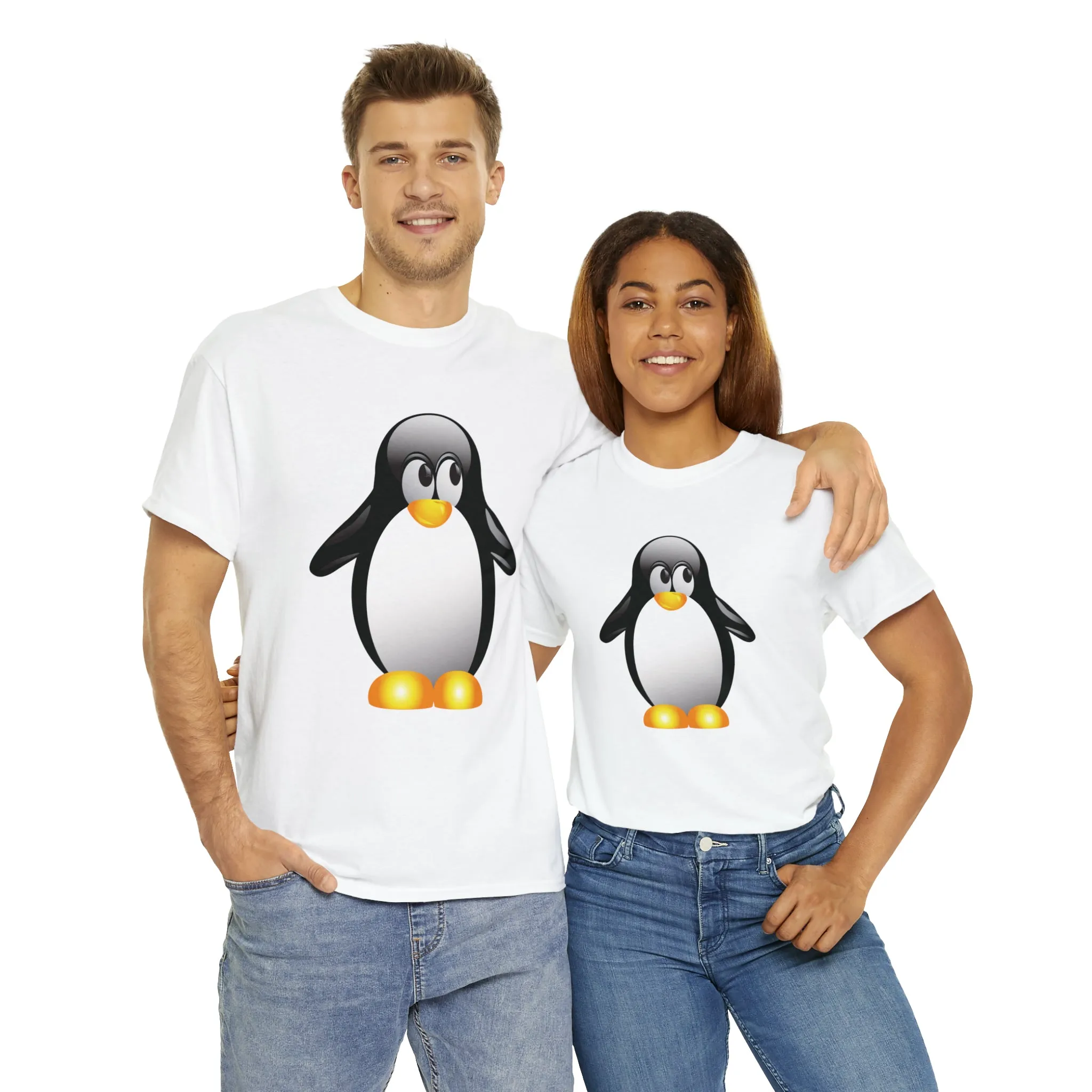 Penguin in a super comfortable cotton tee