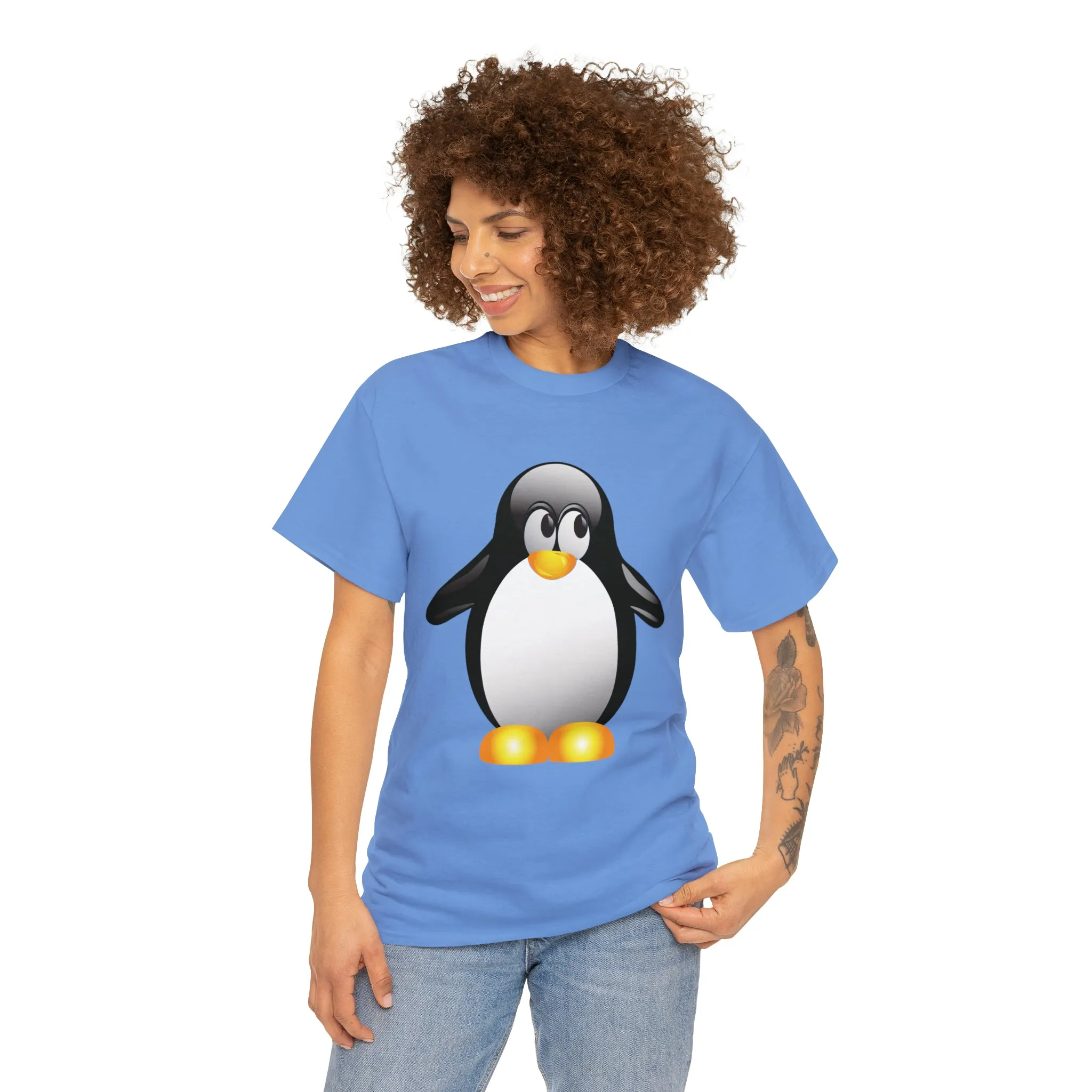 Penguin in a super comfortable cotton tee