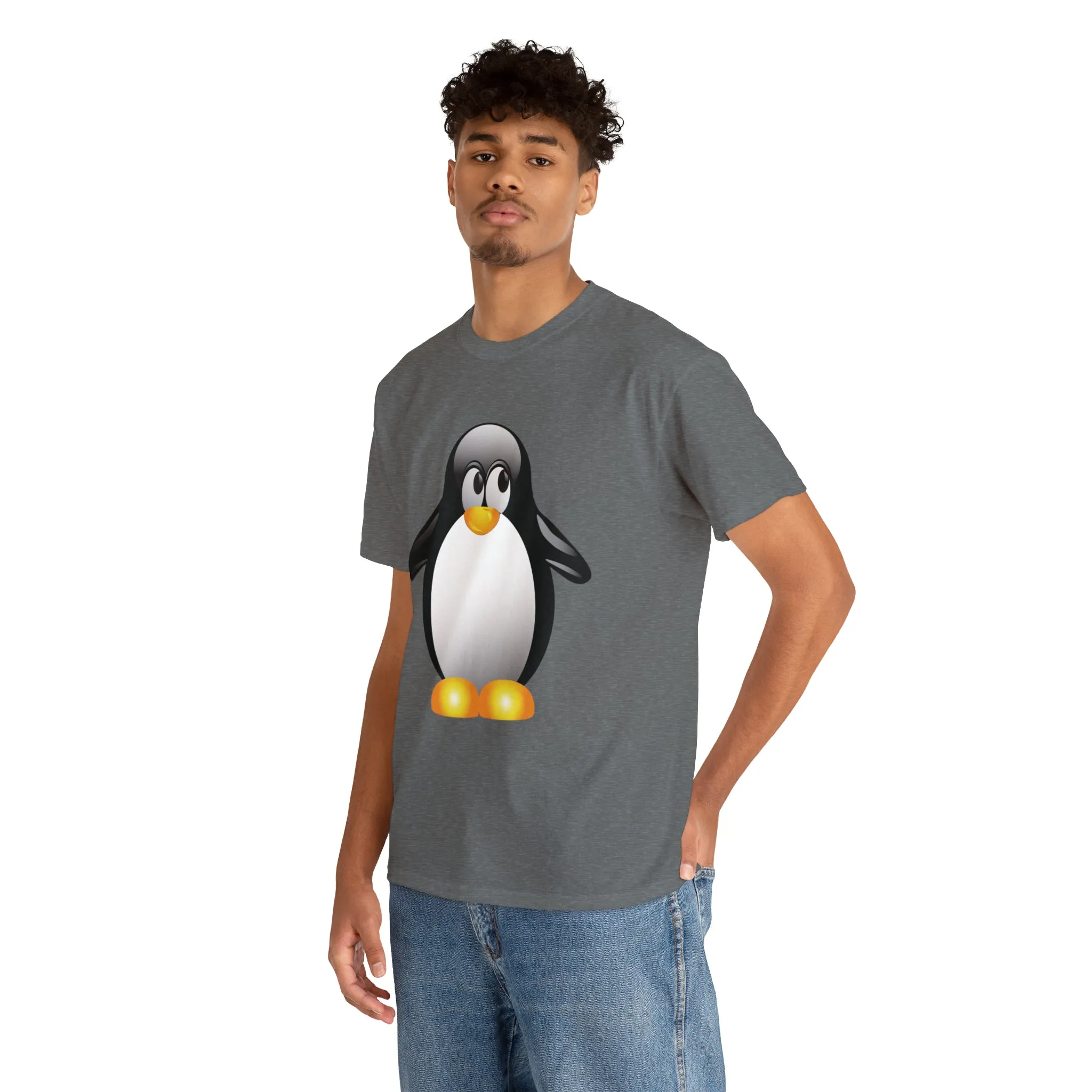 Penguin in a super comfortable cotton tee