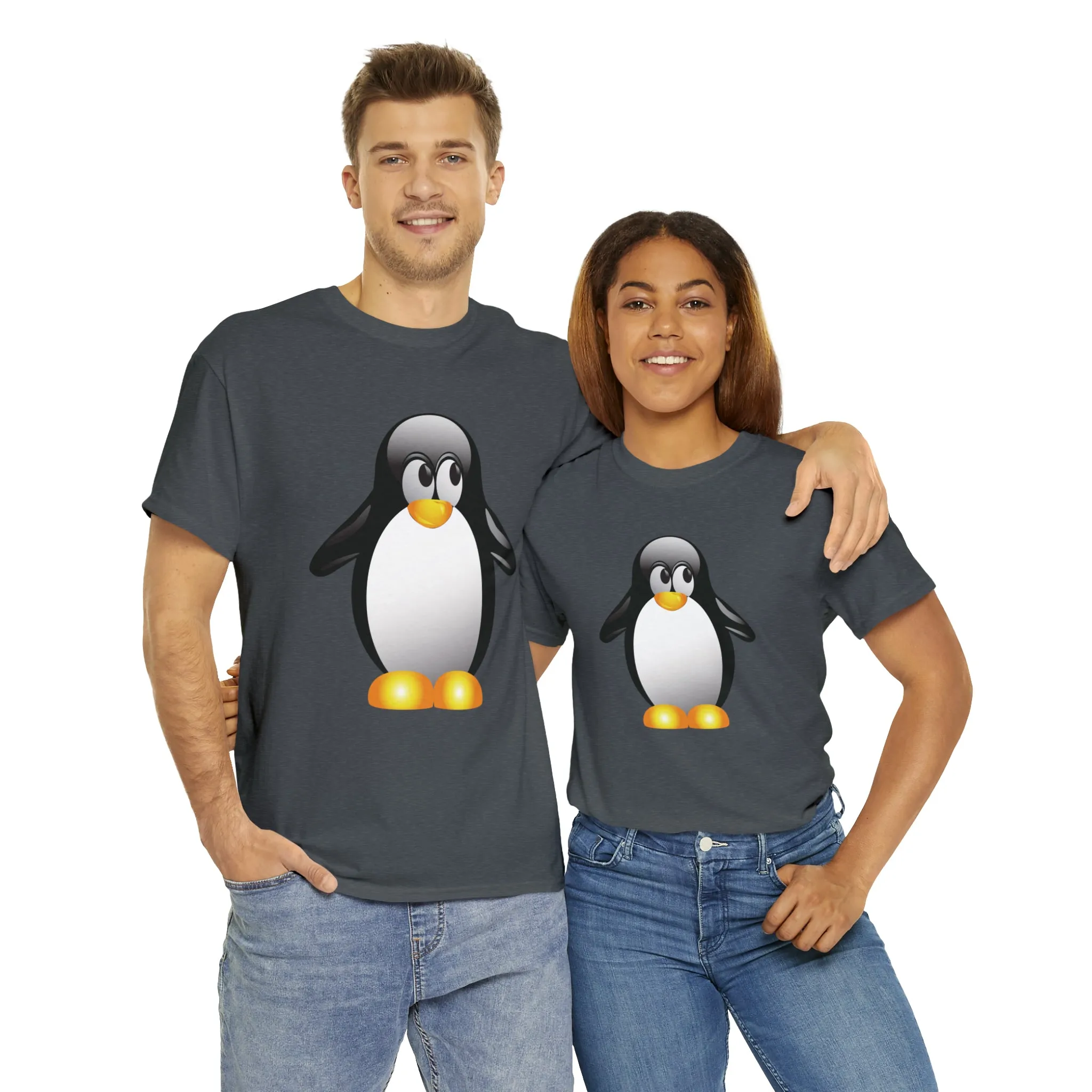 Penguin in a super comfortable cotton tee
